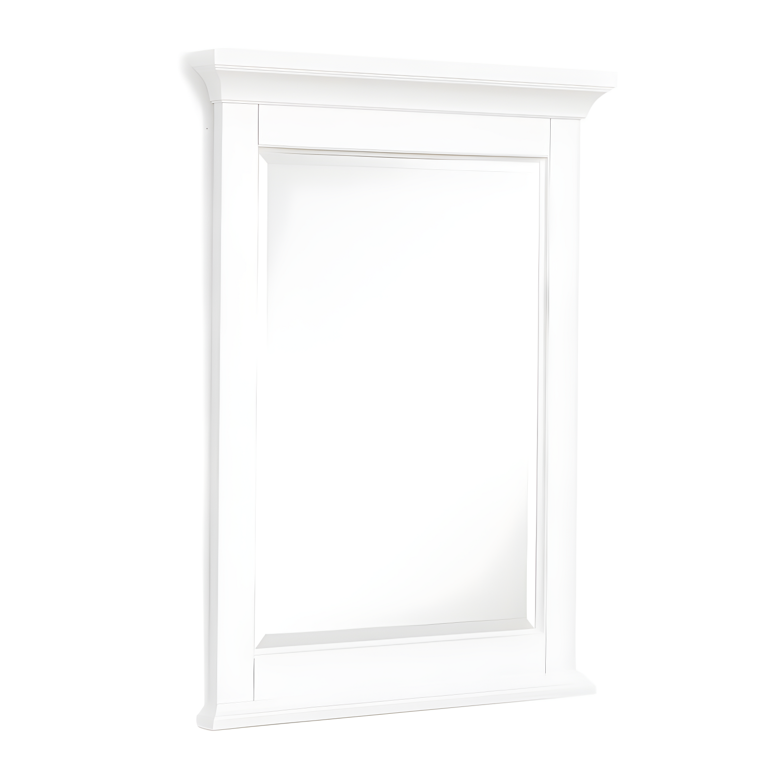 Bernardsville Wood Flat Wall Mirror