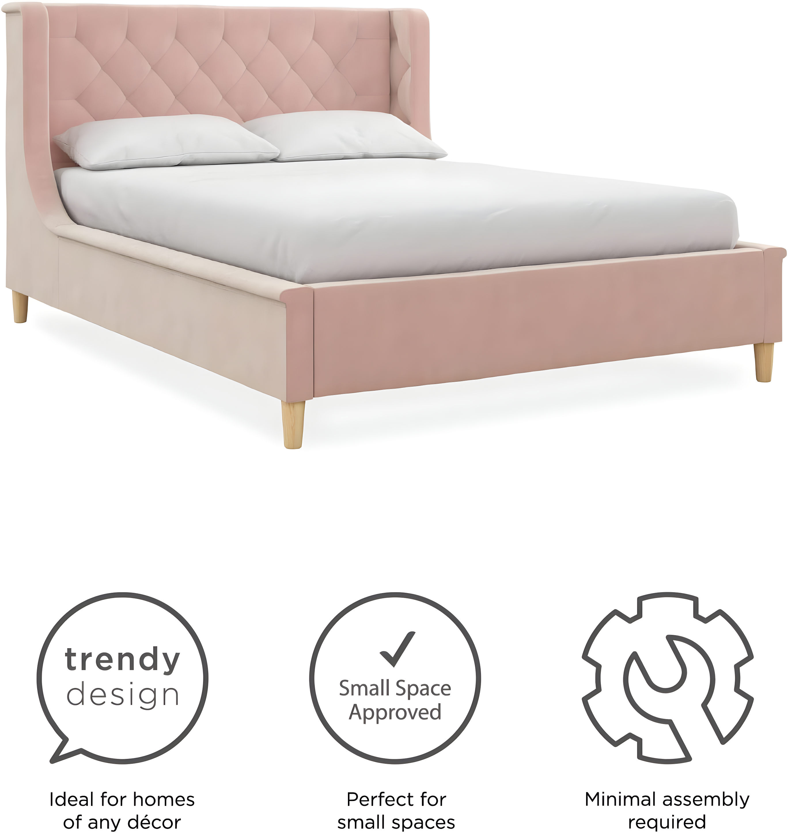 Ambrosia Full Platform Bed