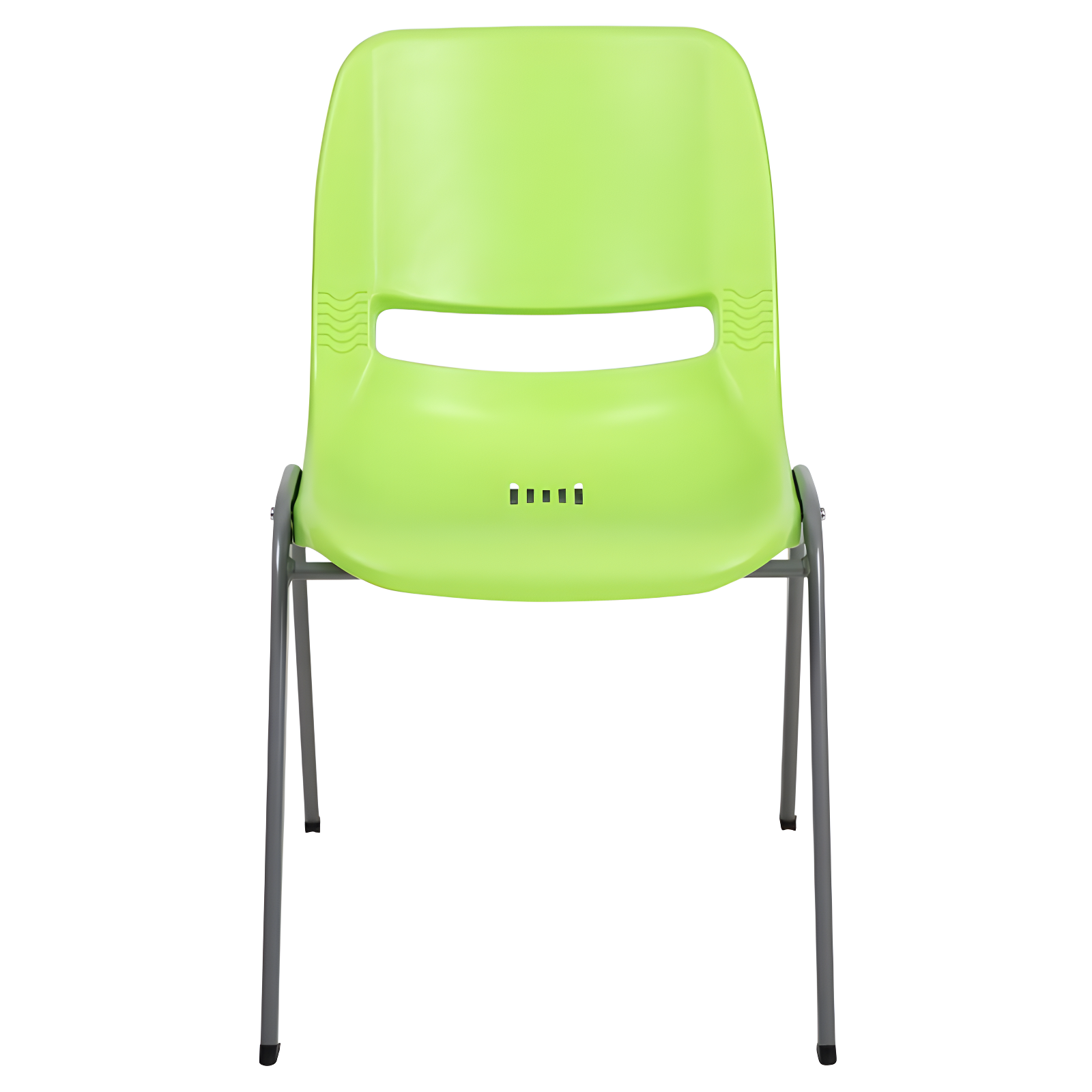 Flash Furniture Keaton 880 lb. Capacity Ergonomic Shell Stack Chair with Metal Frame