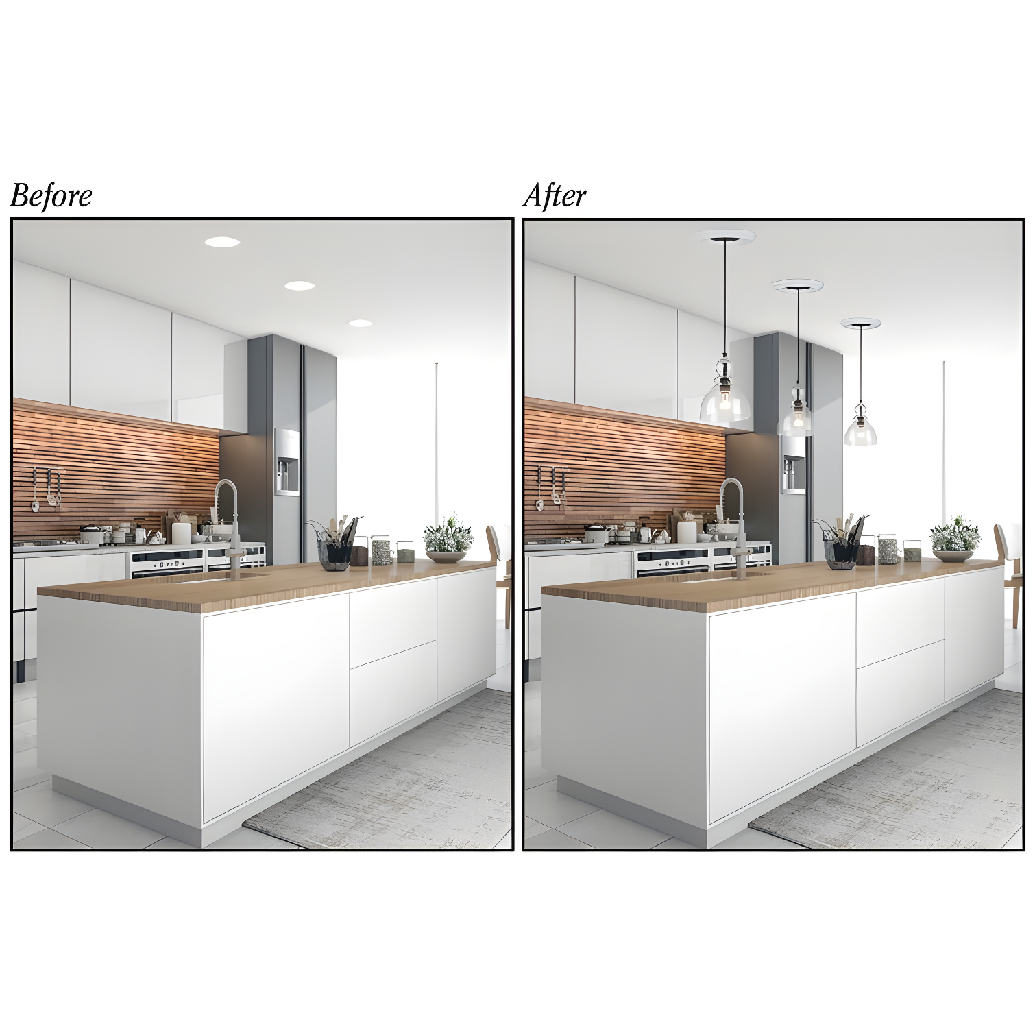 Recessed Can Light Conversion Kit to Pendant