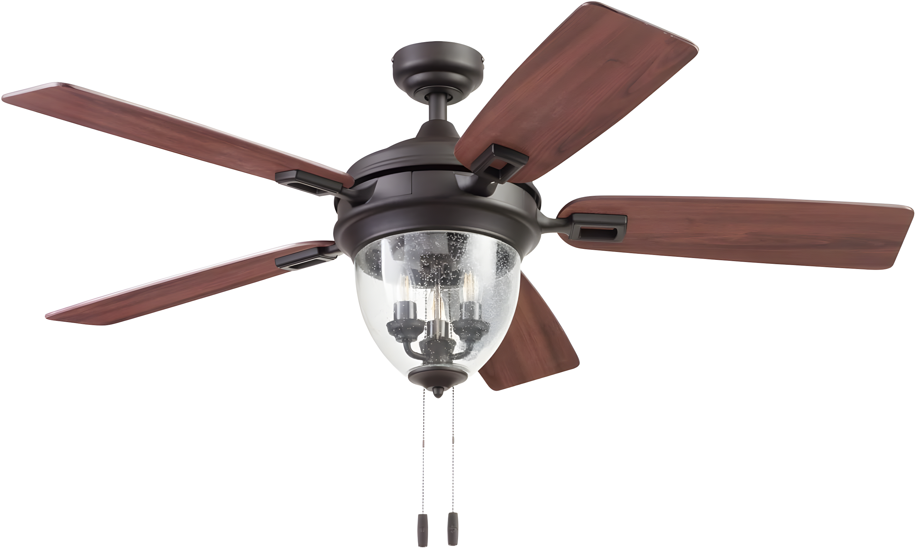 Honeywell Glencrest 52" 5 Blade Damp Rated Ceiling Fan LED Light Kit Included