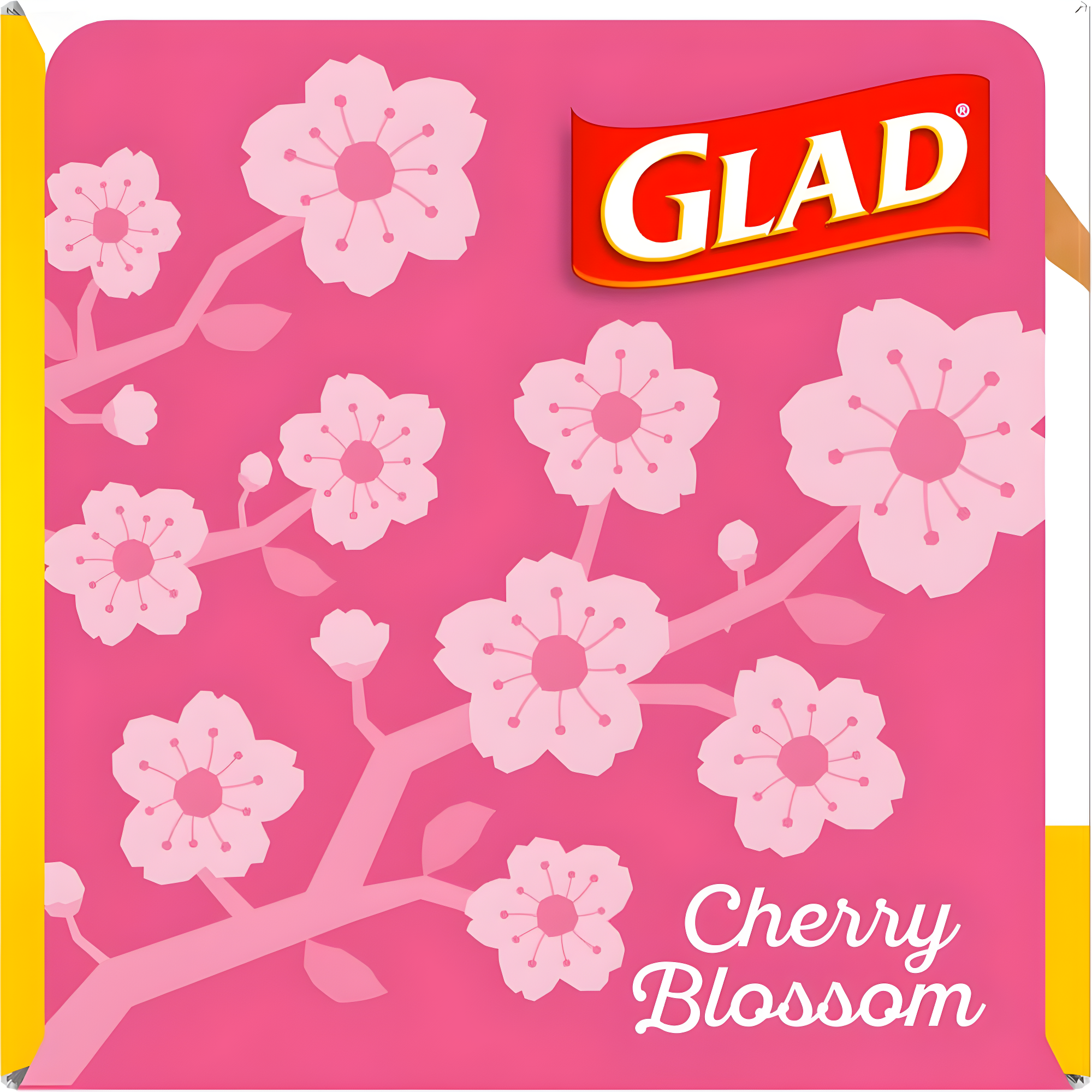 Glad Small Drawstring Trash Bags - Cherry Blossom - 34ct/4gal