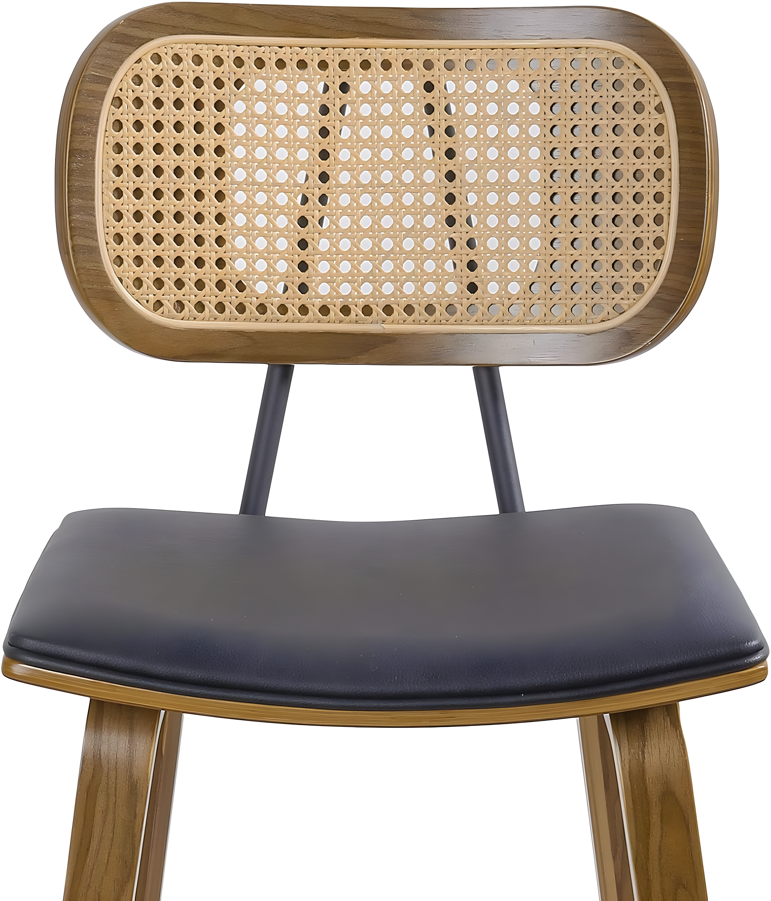 Latitude Run® 26" Upholstered Rattan Counter Height Stool (Set of 2)