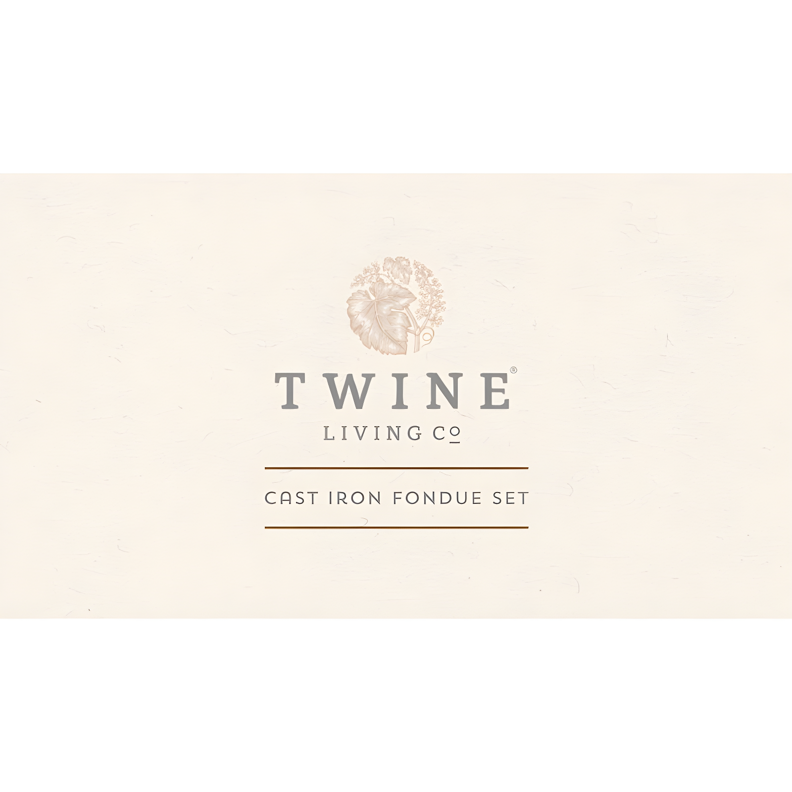 Twine Cast Iron Fondue Set