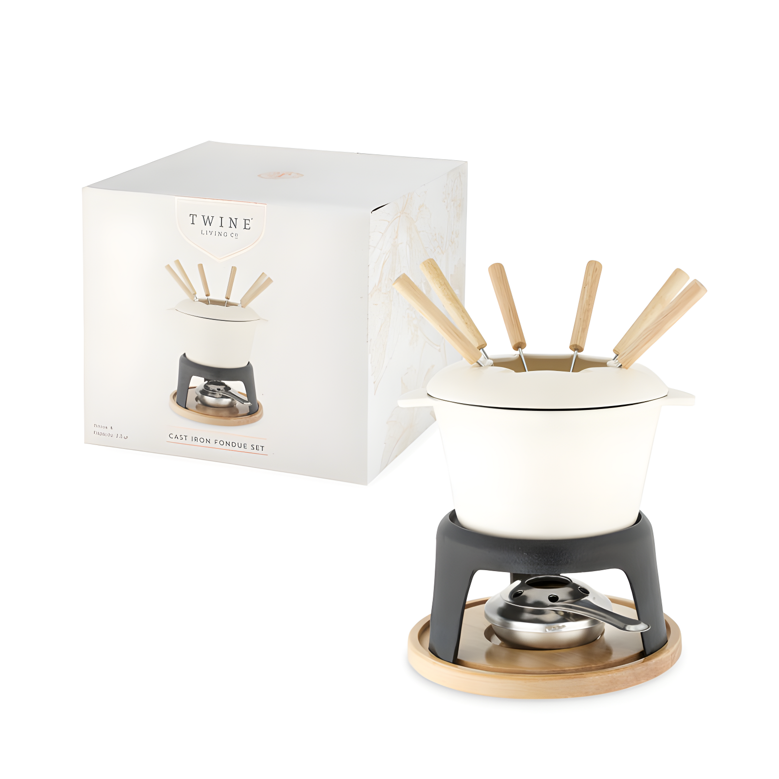 Twine Cast Iron Fondue Set