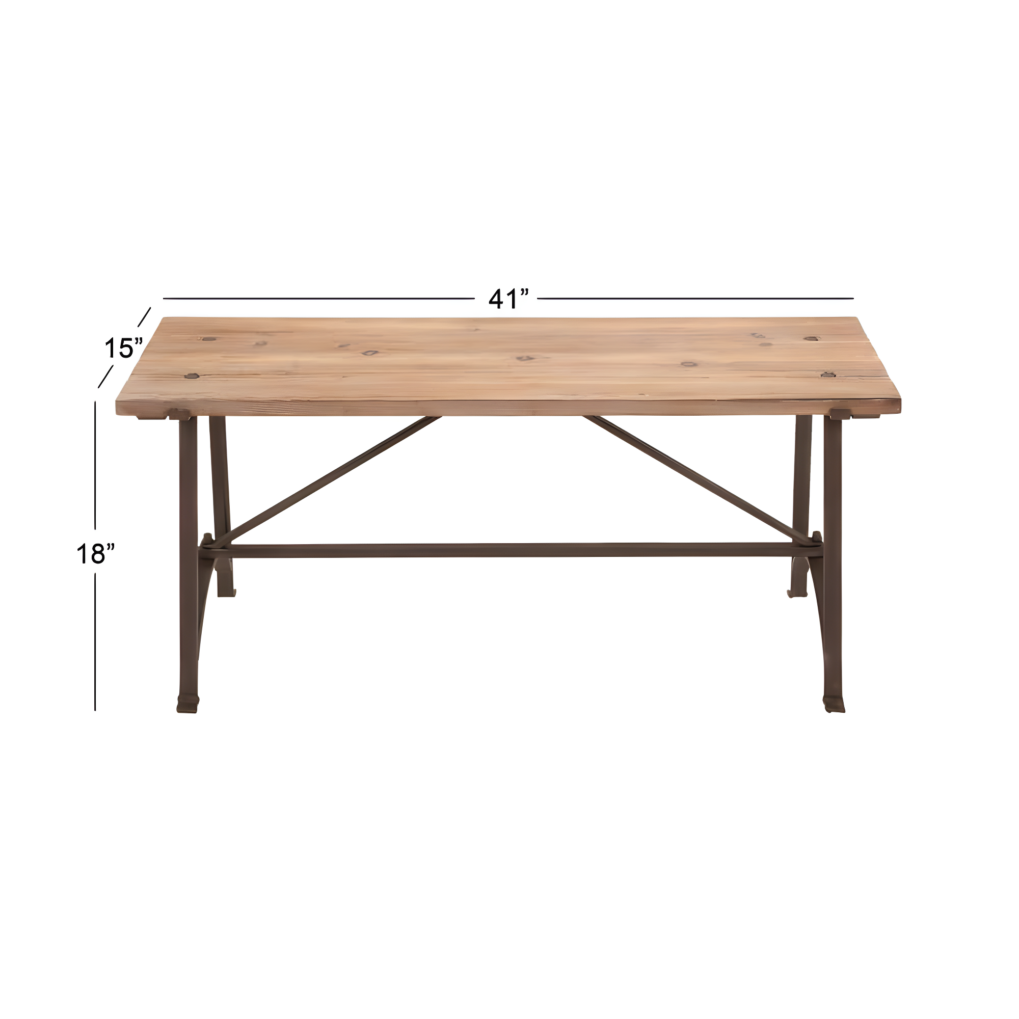 Millwood Pines Doucet Solid Wood Bench