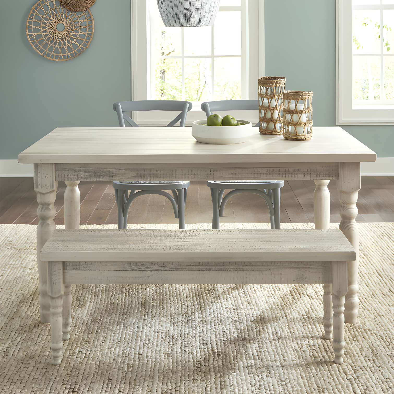 Valerie Pine Solid Wood Dining Table