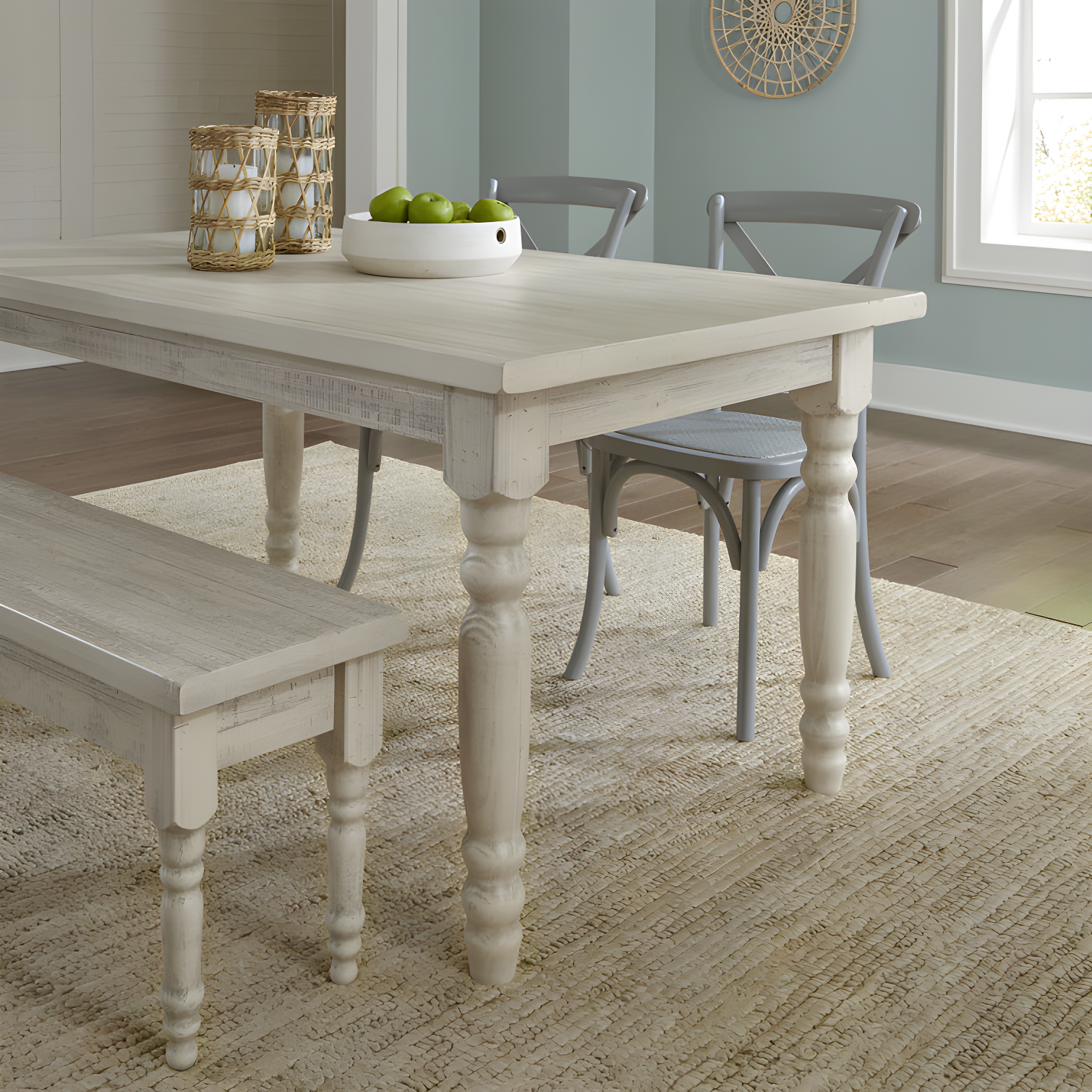 Valerie Pine Solid Wood Dining Table