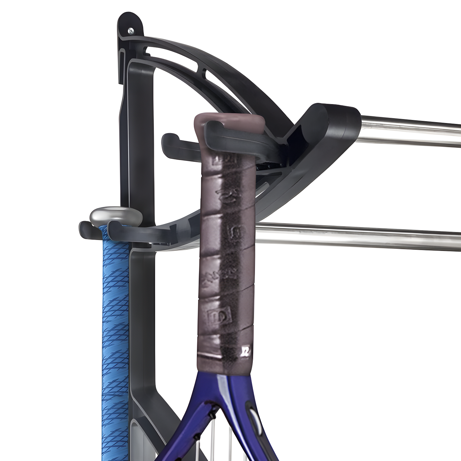 LYNK PROFESSIONAL 149100DS Lynk Garage Sports Equipment Organizer - Wall Mount Ball Rack - Sports Equipment Storage - Ball Storage for Garage - Garage Toy Storage - Easy to Install Sports Storage Organizer for Garage - Black