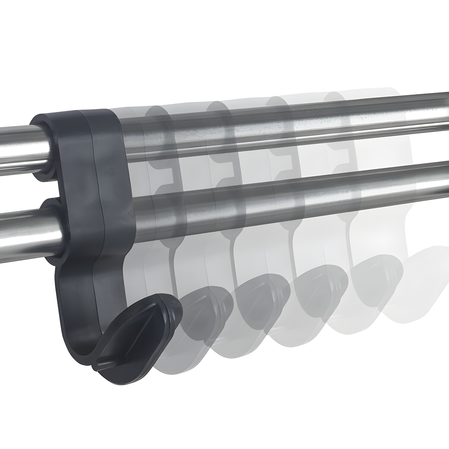 LYNK PROFESSIONAL 149100DS Lynk Garage Sports Equipment Organizer - Wall Mount Ball Rack - Sports Equipment Storage - Ball Storage for Garage - Garage Toy Storage - Easy to Install Sports Storage Organizer for Garage - Black