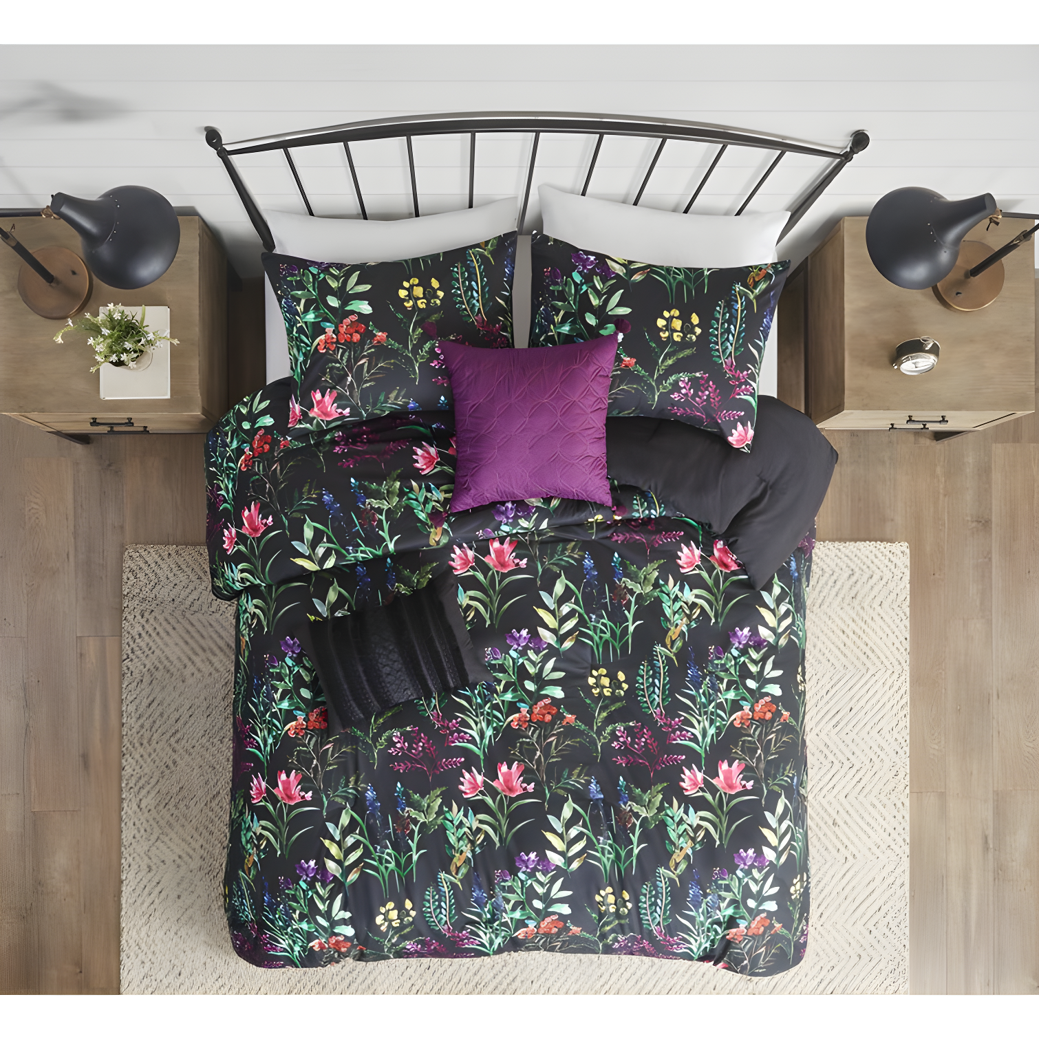 Madison Park Tasha Floral Comforter Set