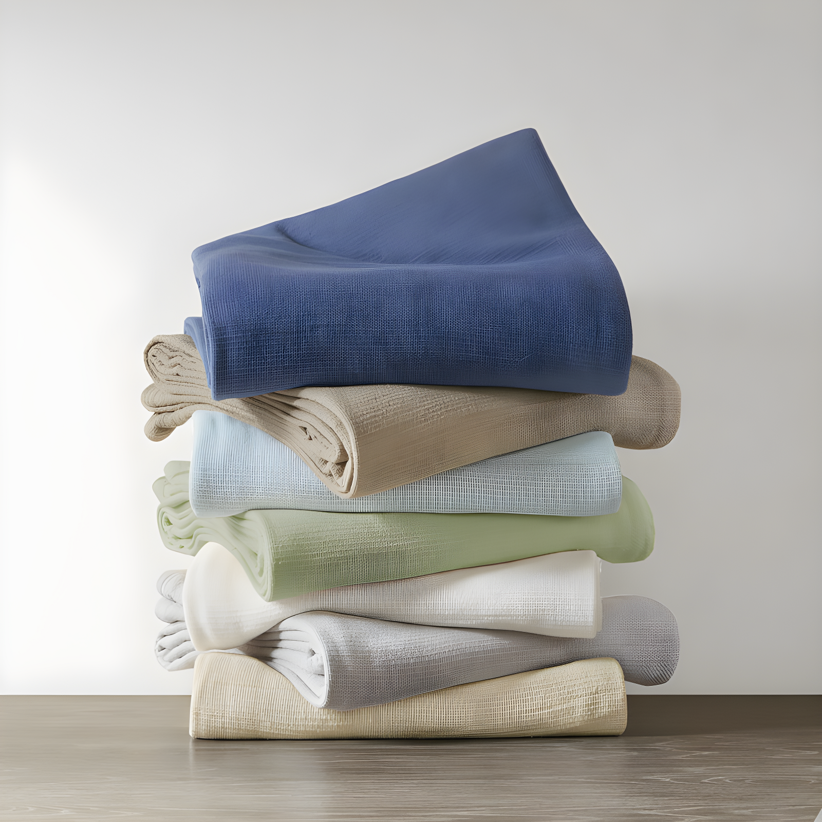 Madison Park Freshspun Basketweave Cotton Blanket