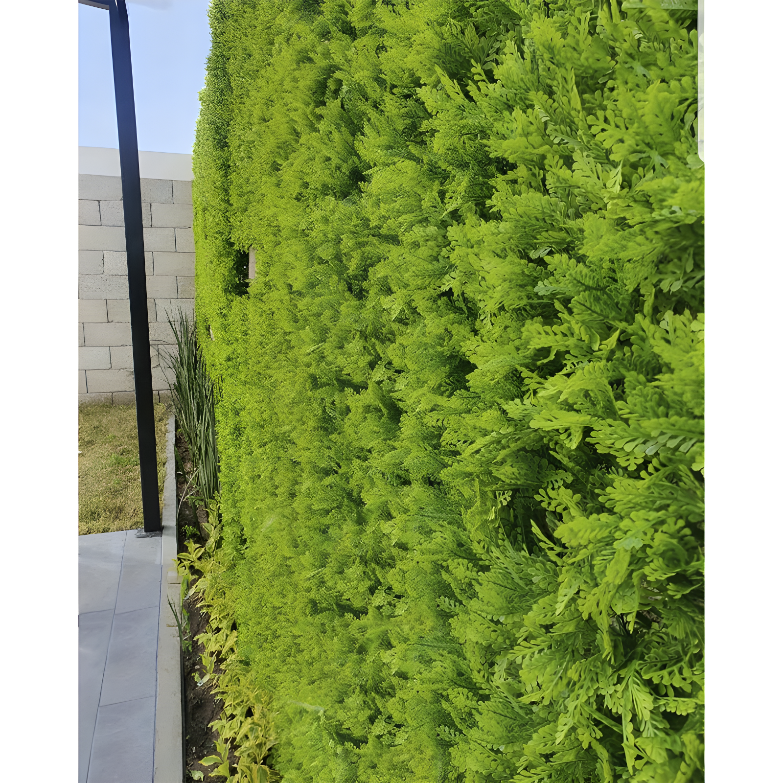 GreenSmart Dekor Artificial Leaf Fern Decorative Fence Panel (Set of 4)