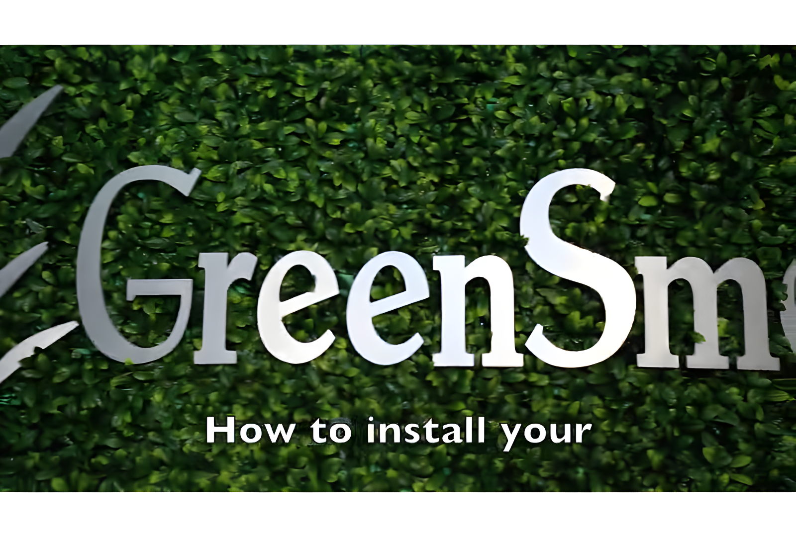 GreenSmart Dekor Artificial Leaf Fern Decorative Fence Panel (Set of 4)