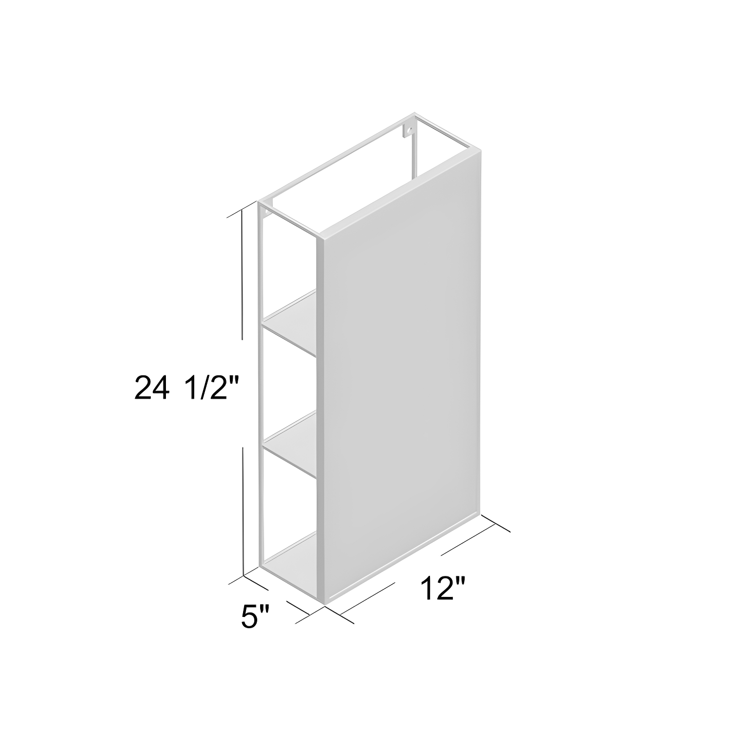 Cubiko Storage Wall Mirror