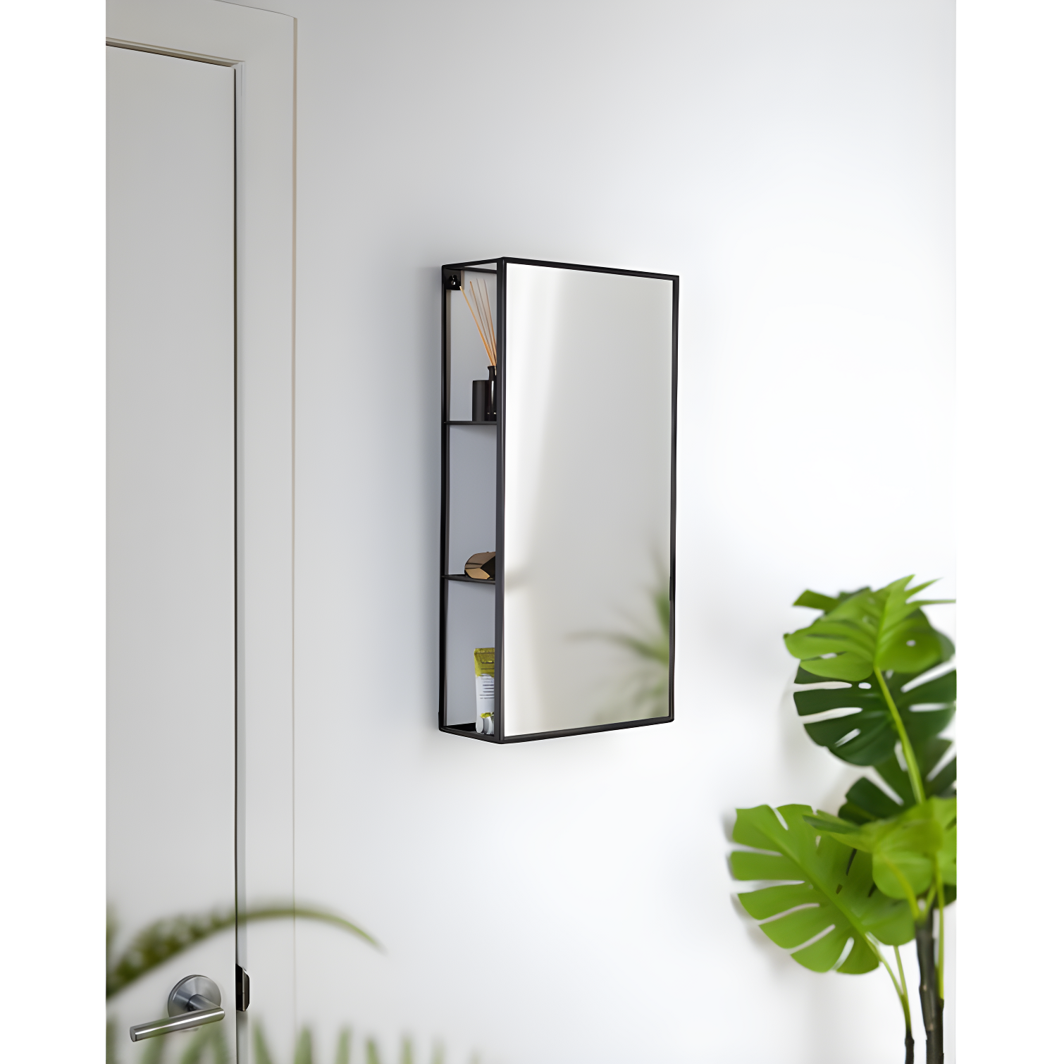 Cubiko Storage Wall Mirror