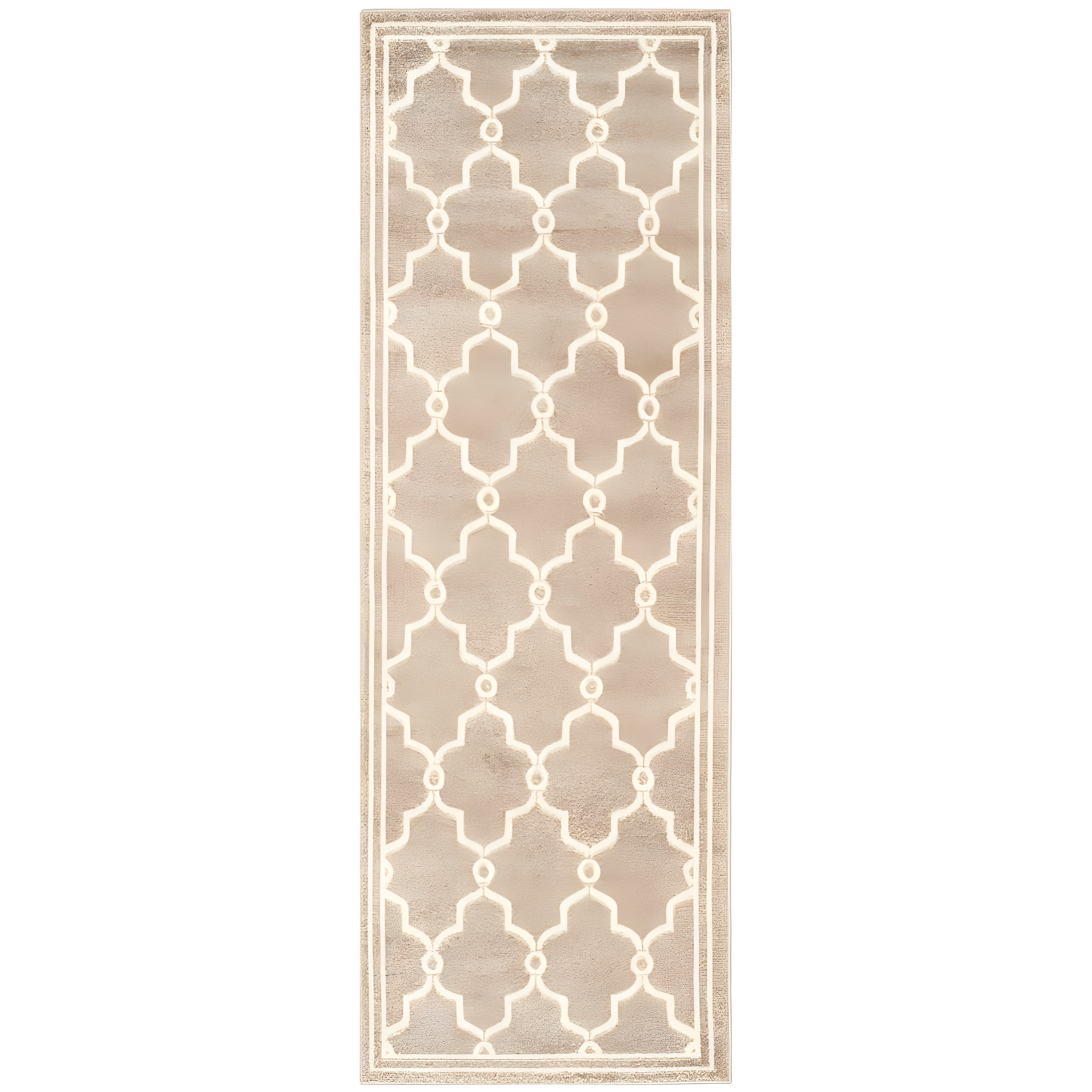 Amherst AMT414 Power Loomed Indoor Runner Rug - Wheat/Beige - 2'3"x9' - Safavieh