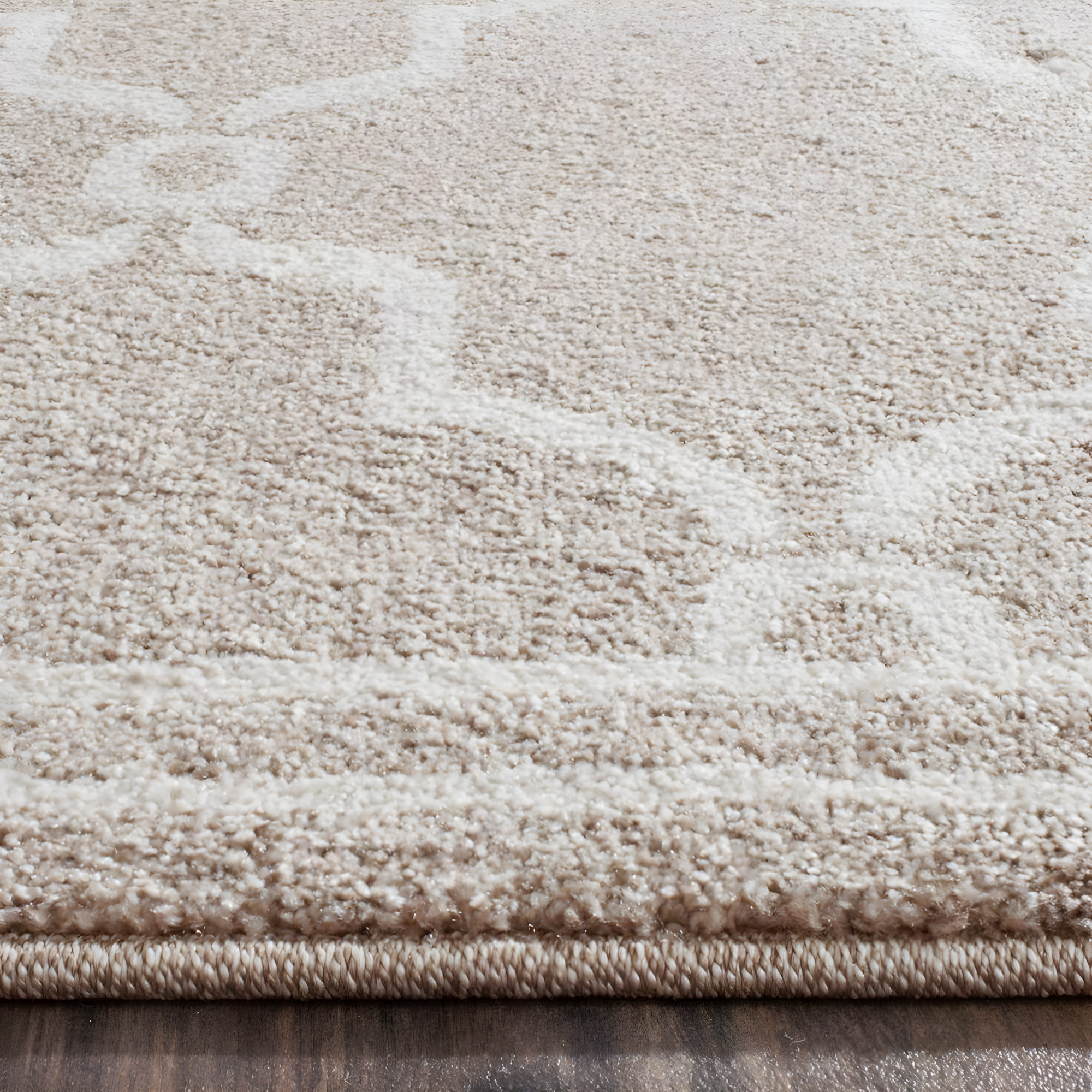 Amherst AMT414 Power Loomed Indoor Runner Rug - Wheat/Beige - 2'3"x9' - Safavieh