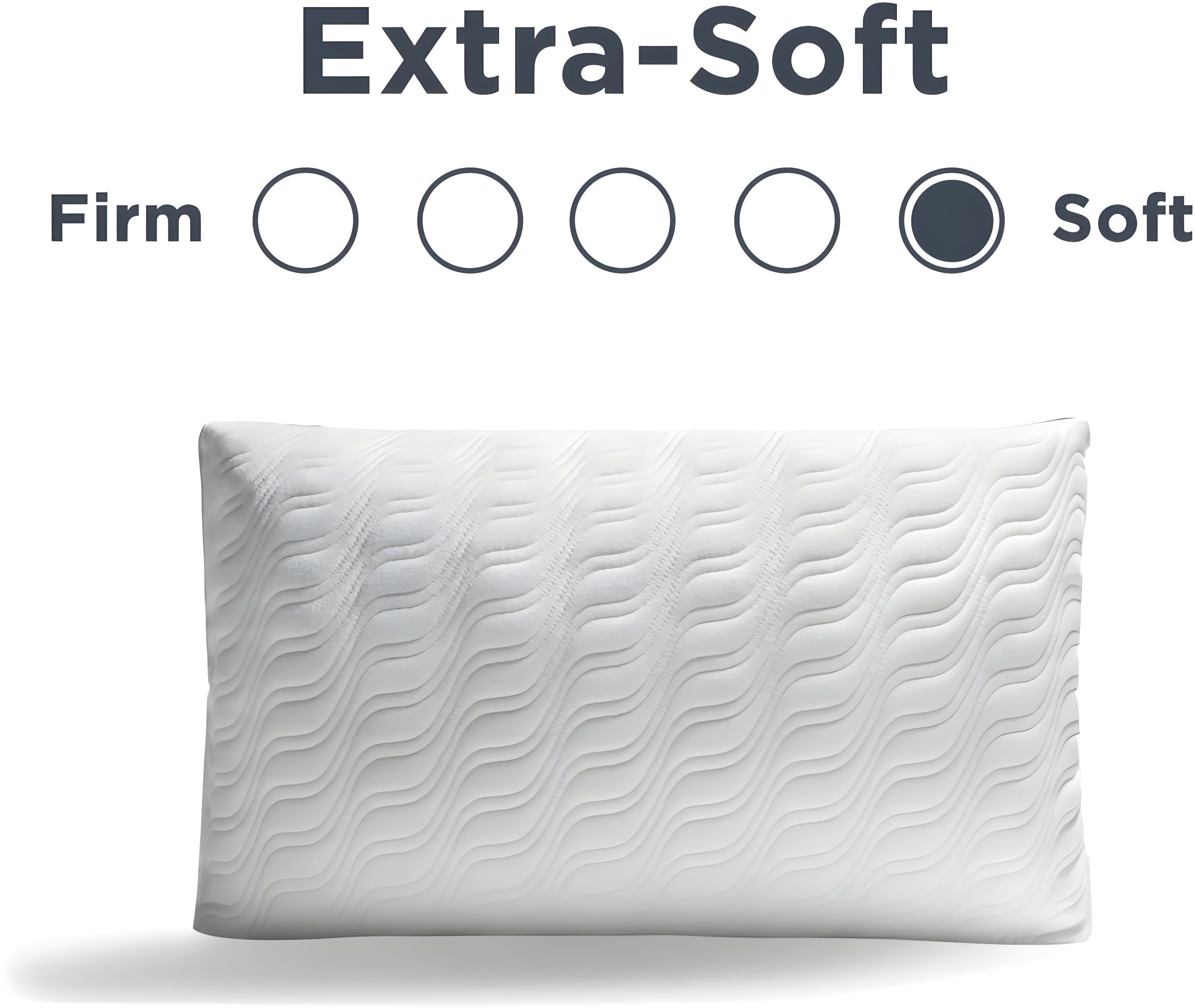 Tempurpedic Cloud ProLo Memory Foam Bed Pillow with Washable Cover, King