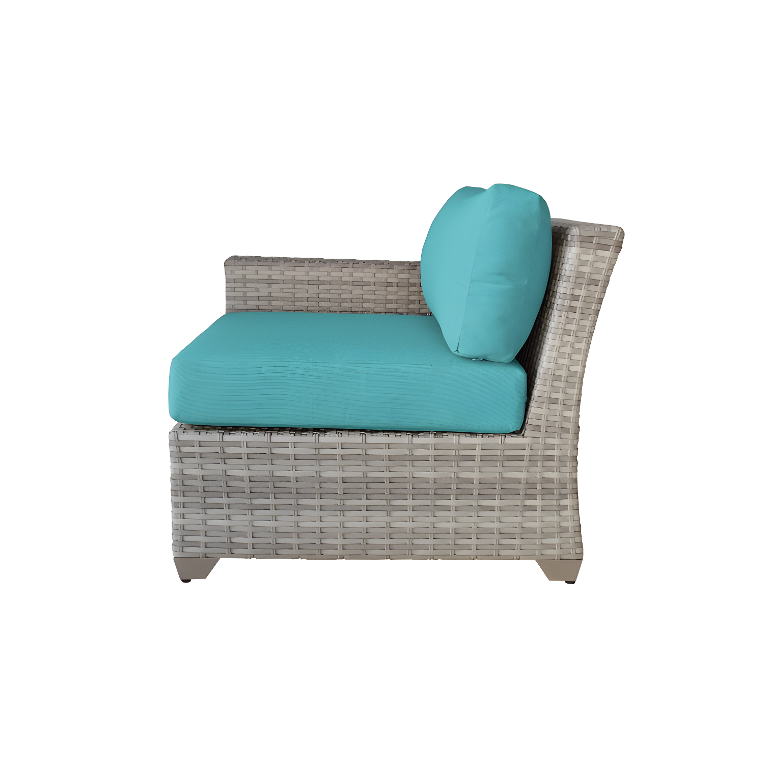 Bannister 64'' Wicker Outdoor Loveseat