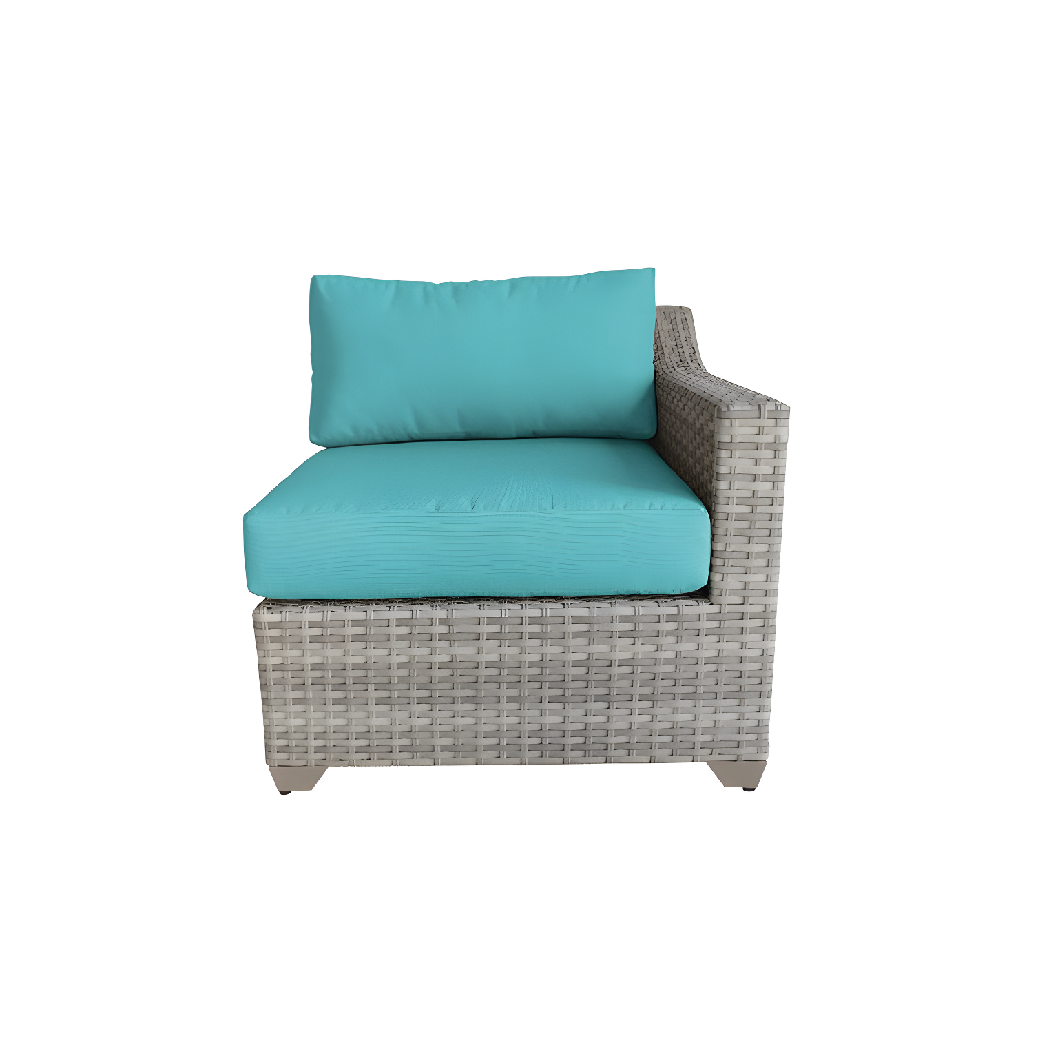 Bannister 64'' Wicker Outdoor Loveseat