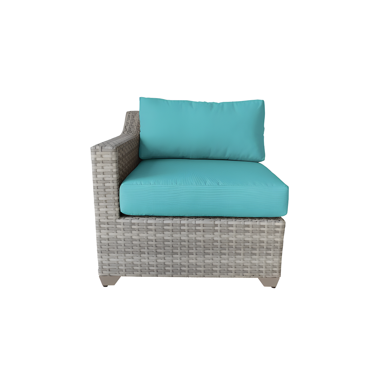 Bannister 64'' Wicker Outdoor Loveseat