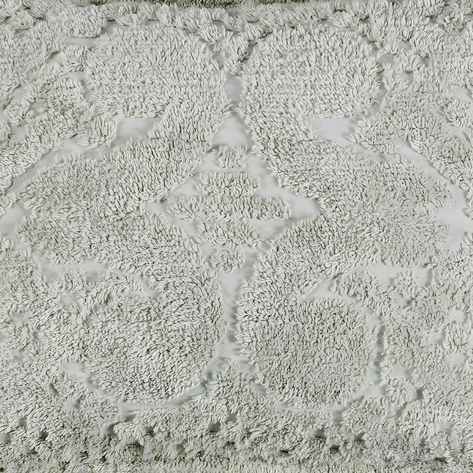 Ashton 100% Cotton Traditional Tufted Medallion Pattern Coverlet/Bedspread