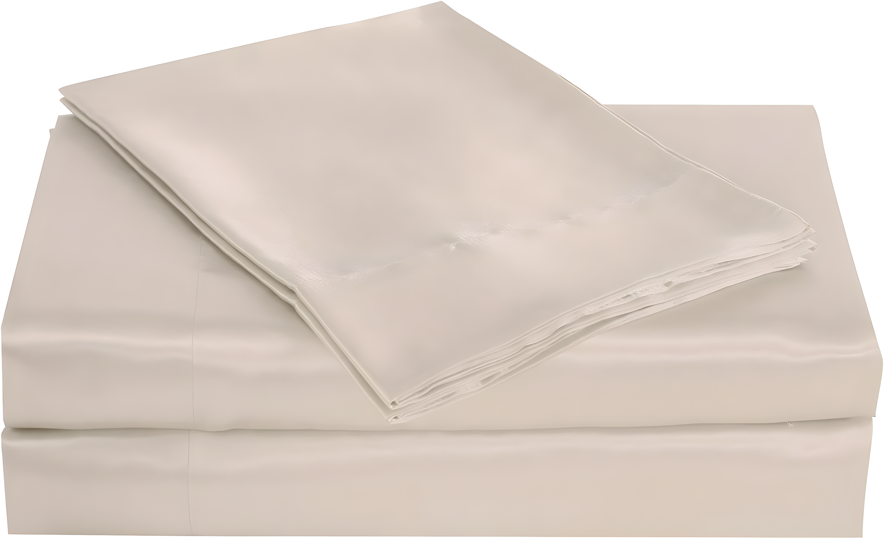 Queen Satin Sheet Set Ivory - Belles & Whistles