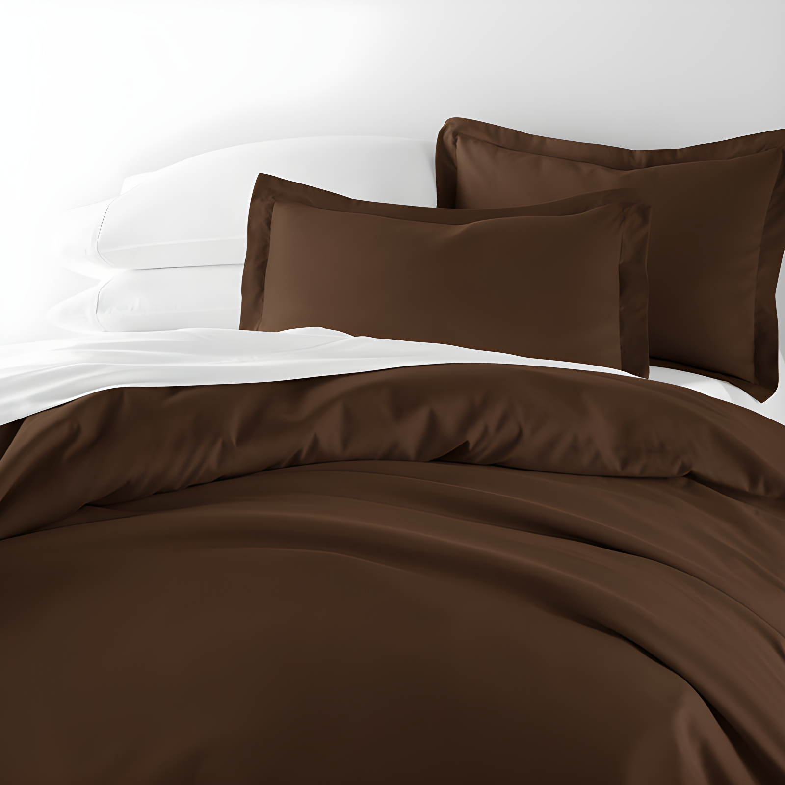 Duvet Cover Set Super Soft Microfiber Bedding in Solid Colors