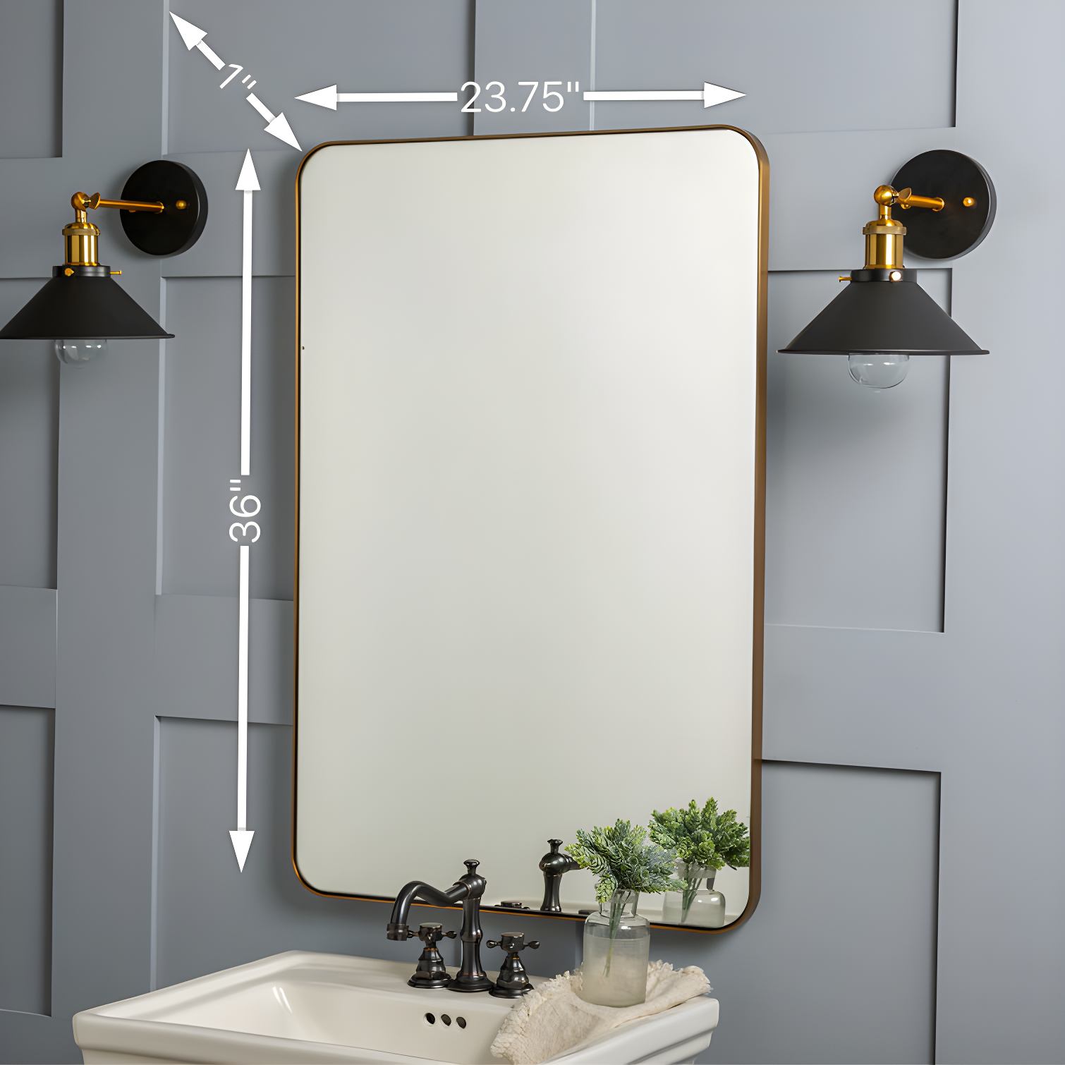 Lyta Mirror - Gold