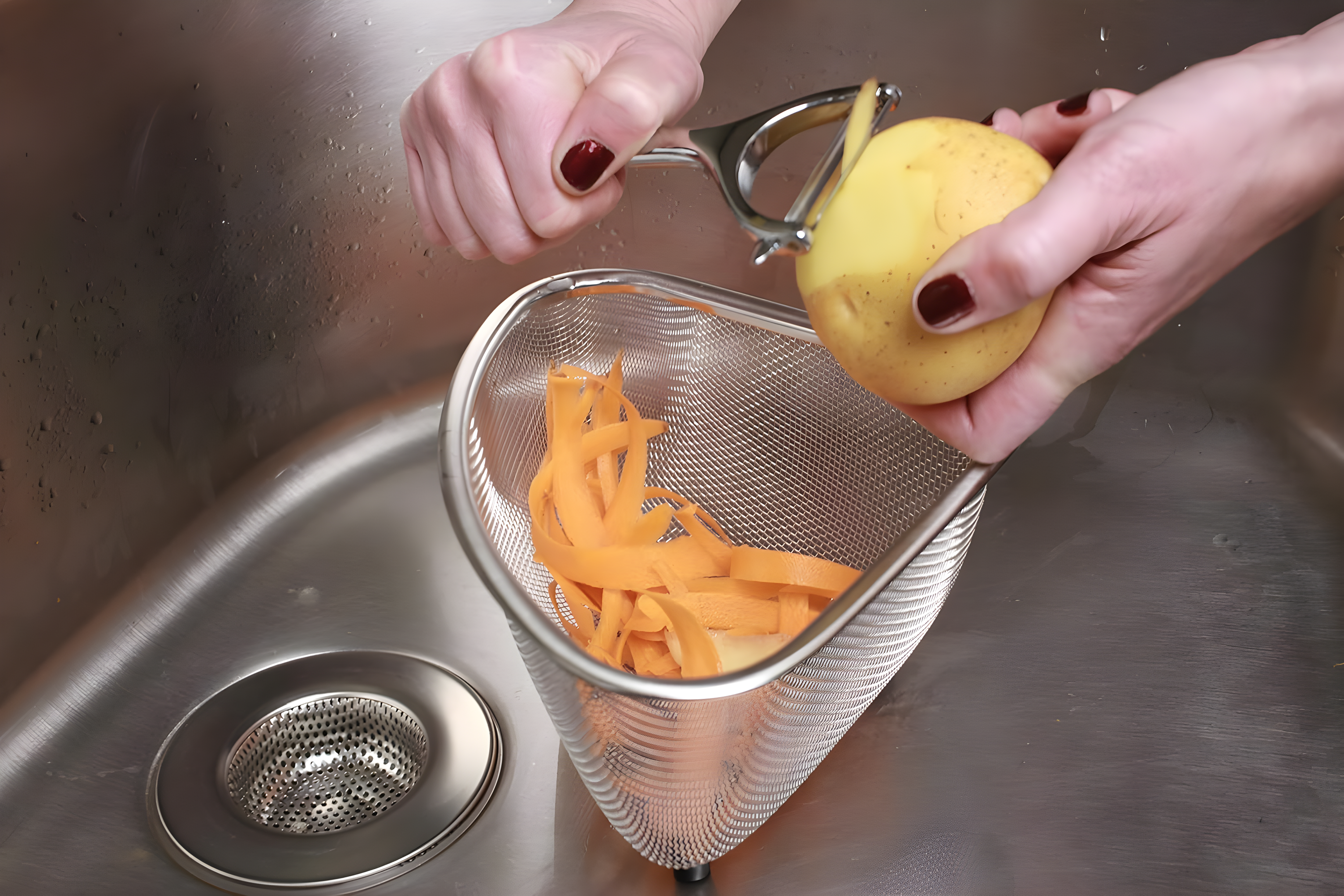 Design Imports Mesh Colander