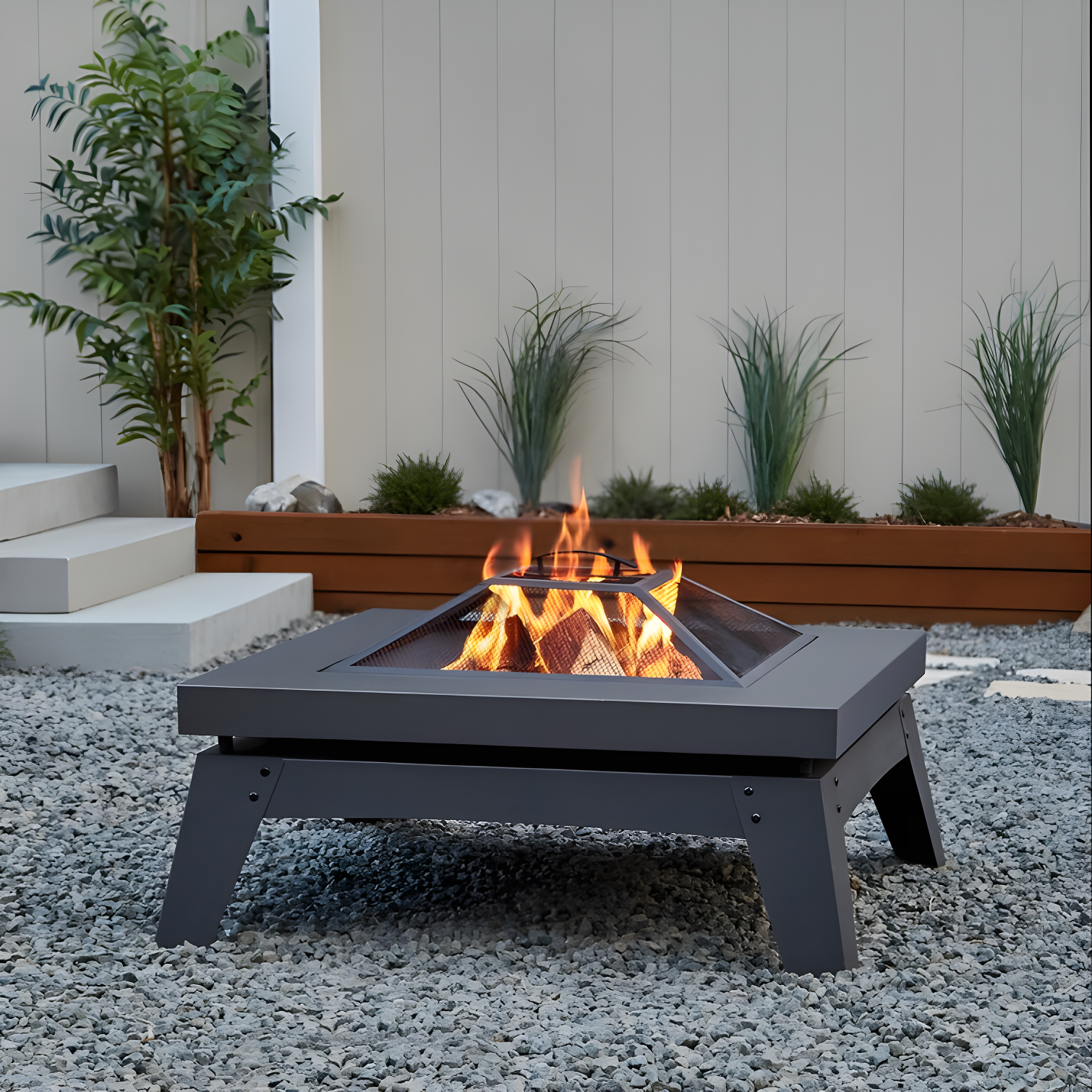 Real Flame Breton Wood Burning Fire Pit by Real Flame