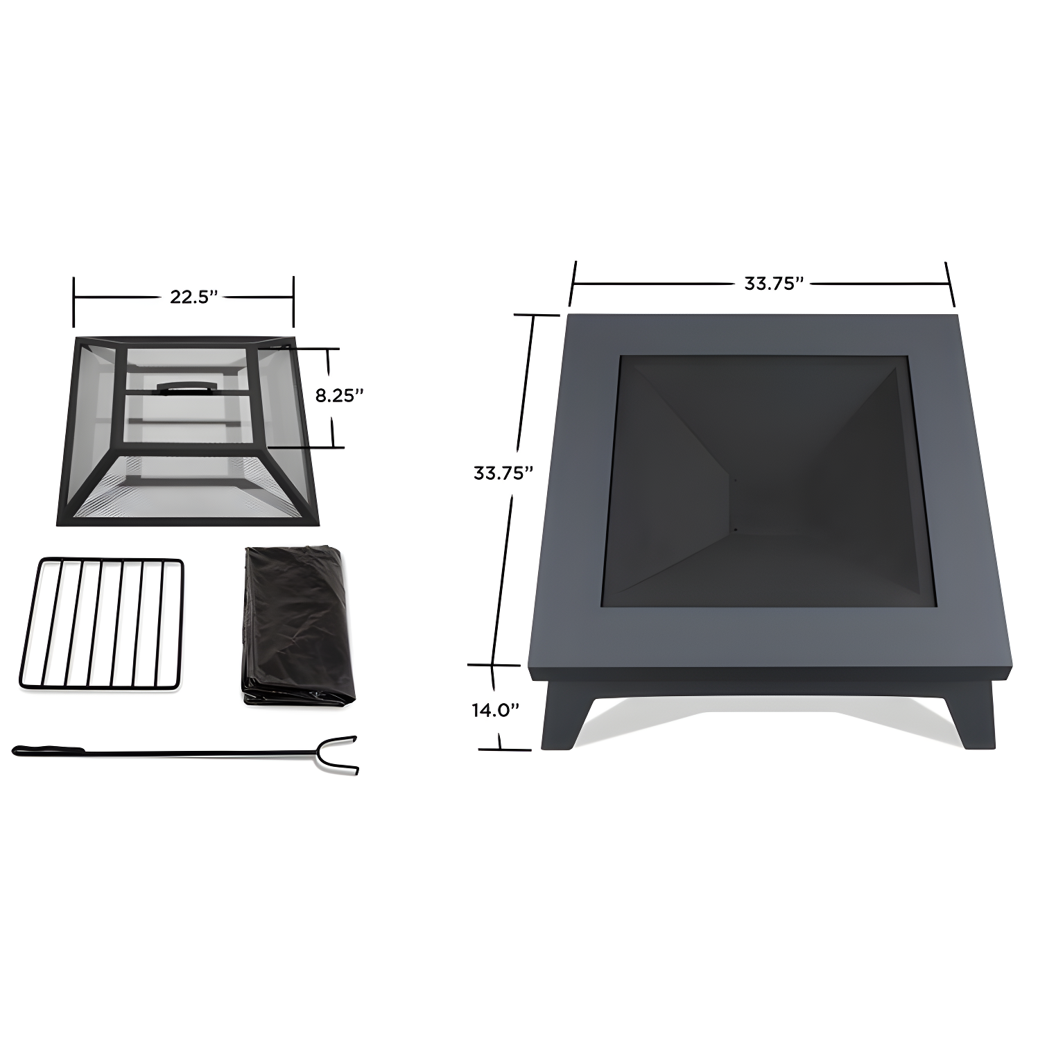 Real Flame Breton Wood Burning Fire Pit by Real Flame