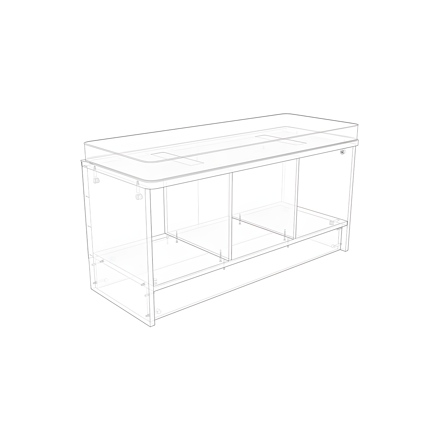 ClosetMaid ClosetMaid Cubeicals 3-Cube Storage Bench with Tan Cushion