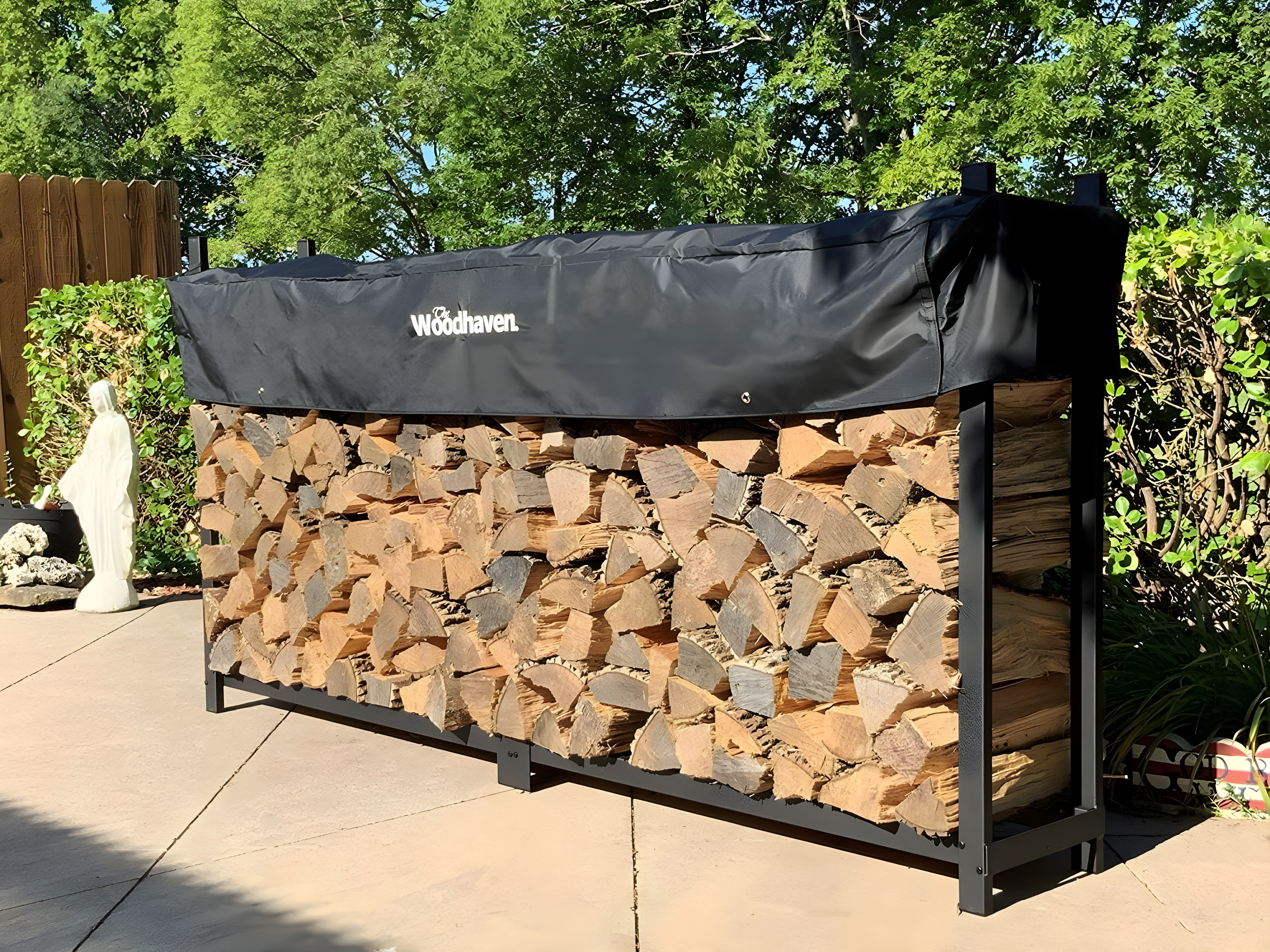Woodhaven Metal Log Rack