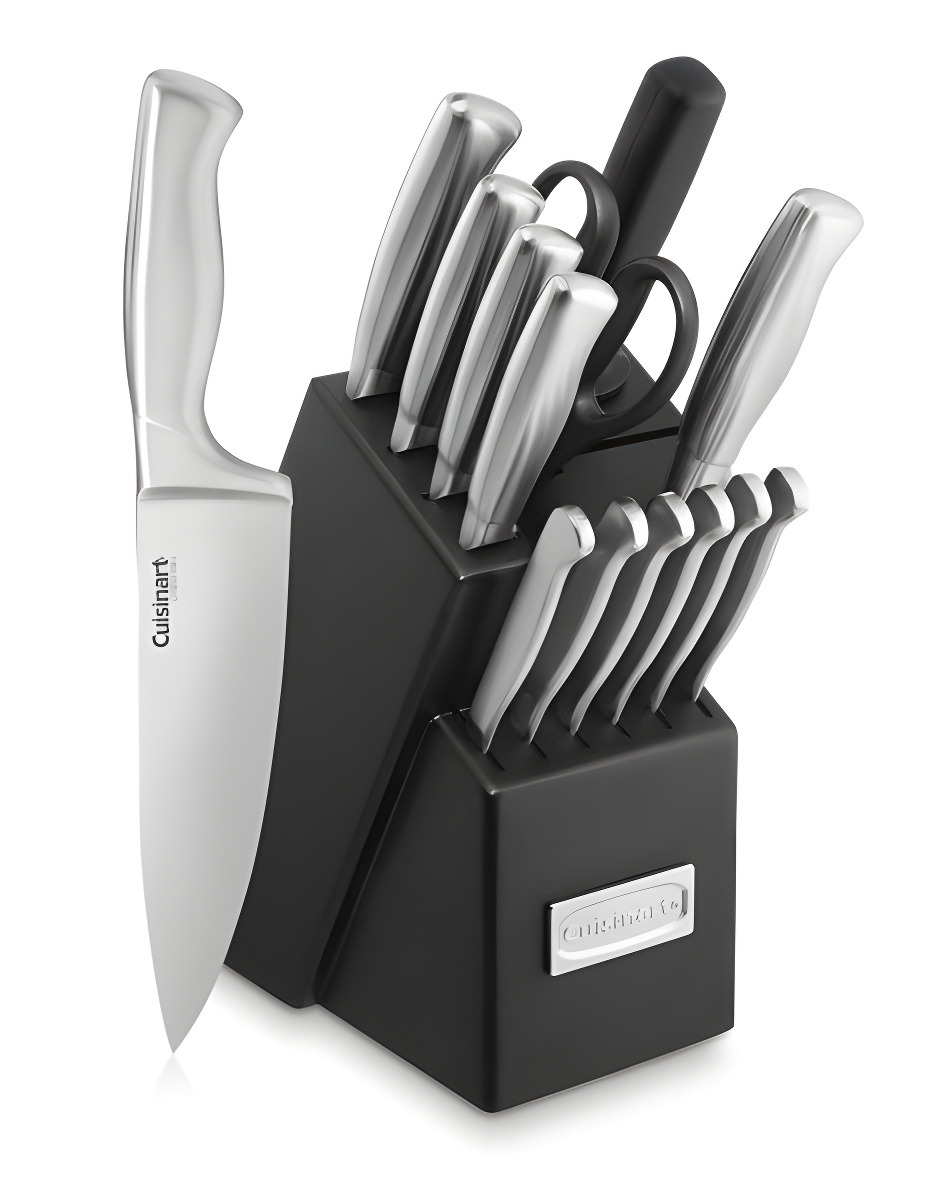 Cuisinart ® Stainless Steel Hollow Handle 15-Piece Knife Block Set