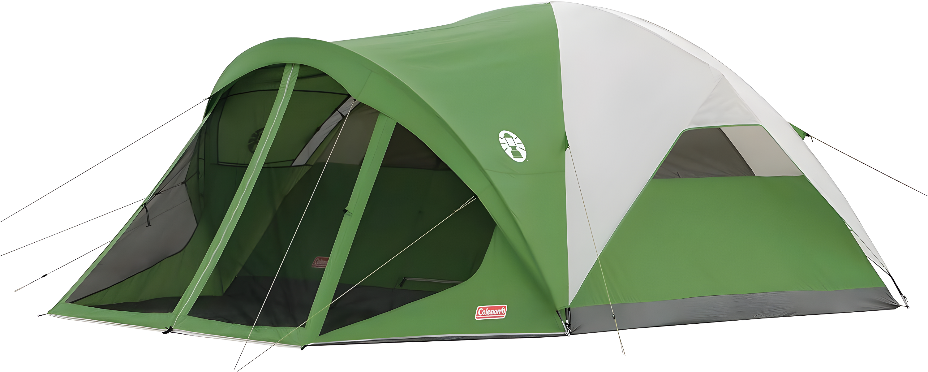 BEACHWATER POOL & SPA, LLC Evanston Screened Camping Tent, 6/8 Person Weatherproof Tent With Roomy Interior Includes Rainfly, Carry Bag, Easy Setup And Screened-In Porch
