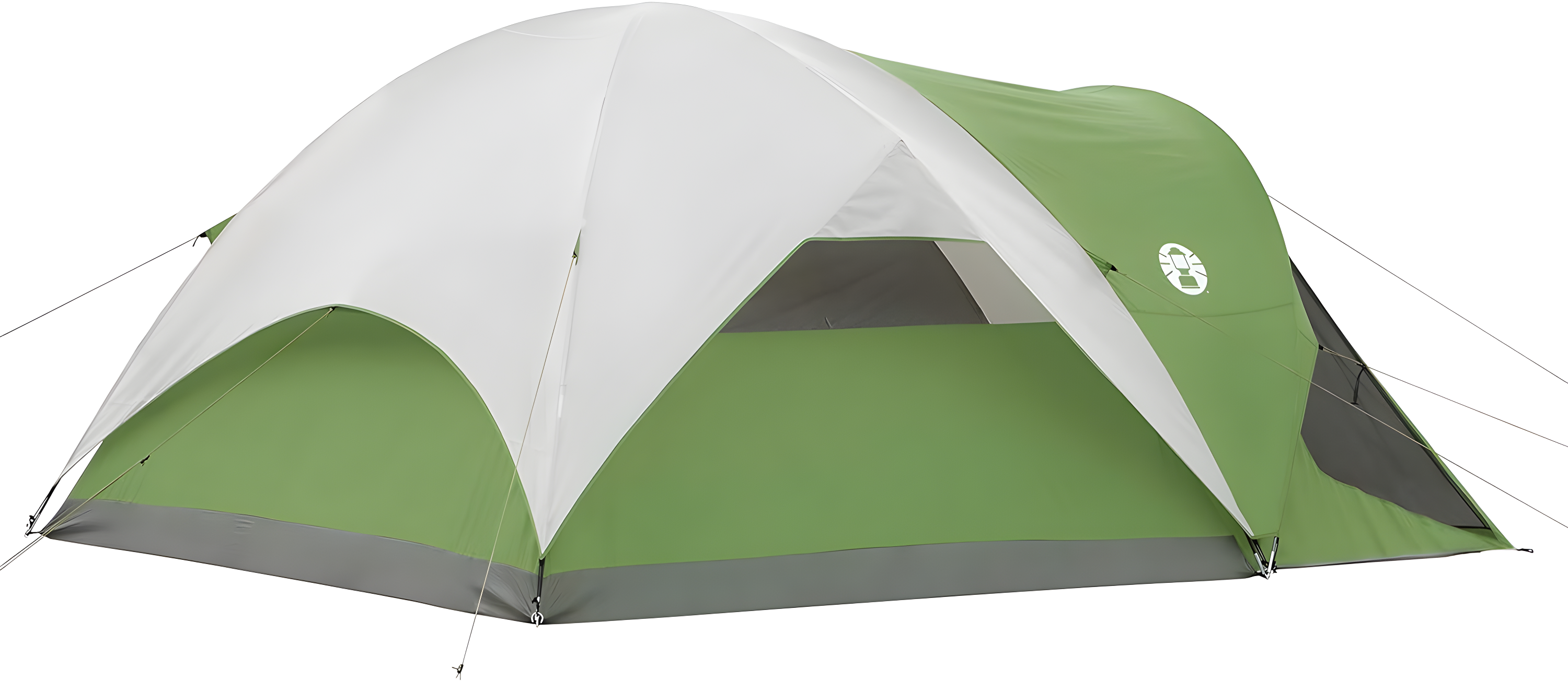 BEACHWATER POOL & SPA, LLC Evanston Screened Camping Tent, 6/8 Person Weatherproof Tent With Roomy Interior Includes Rainfly, Carry Bag, Easy Setup And Screened-In Porch