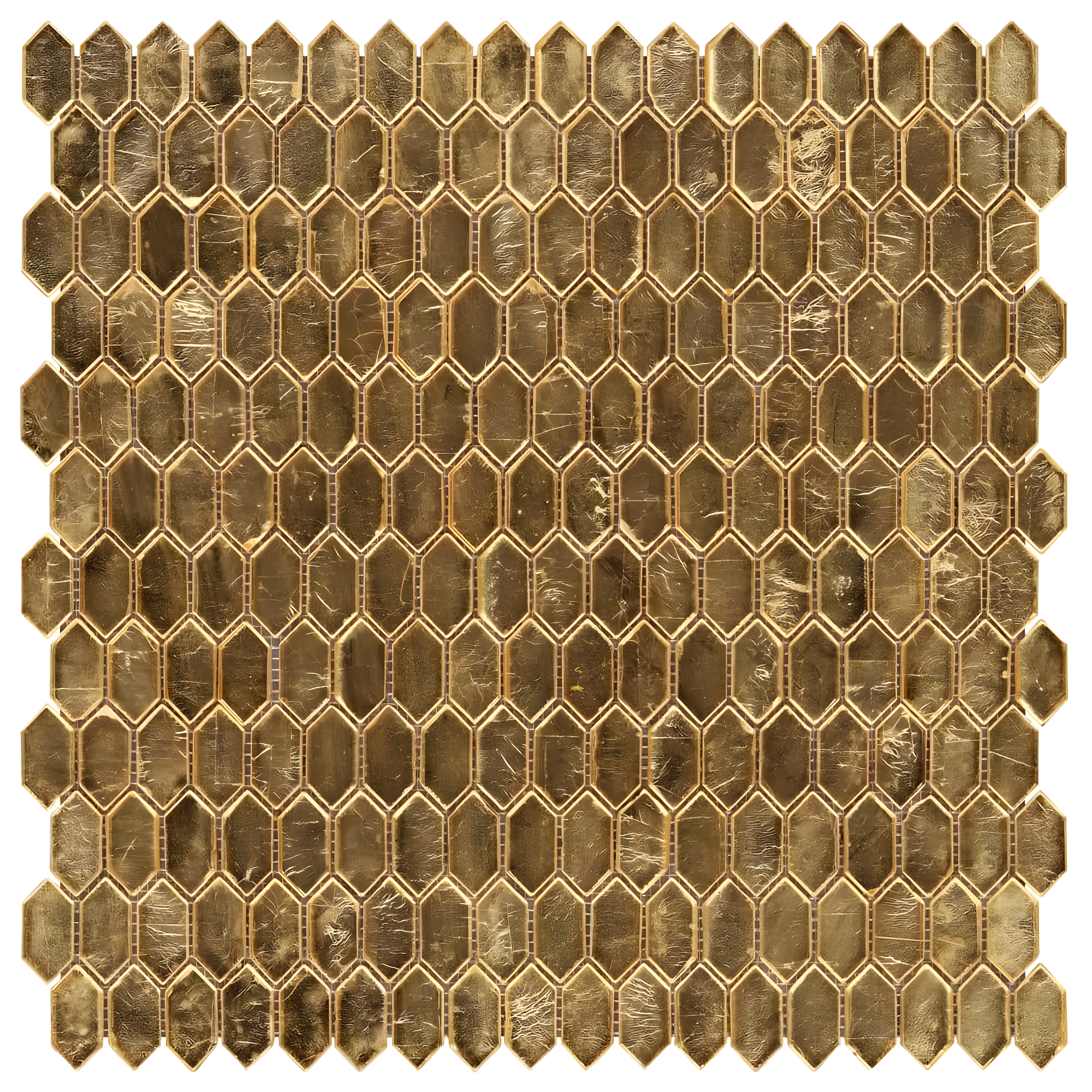Whisper 11.61" x 11.73" Polished Mini Picket Glass Mosaic Wall Tile (0.94 Sq. Ft. / each)