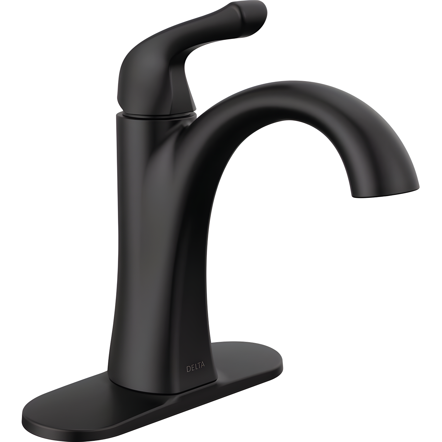 Arvo Single Hole Bathroom Faucet with Drain Assembly, Single Handle Bathroom Sink Faucet