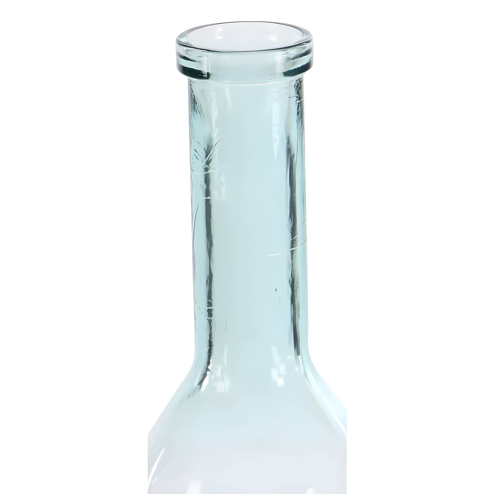 Recycled Glass Handmade Spanish Decorative Blue Vase