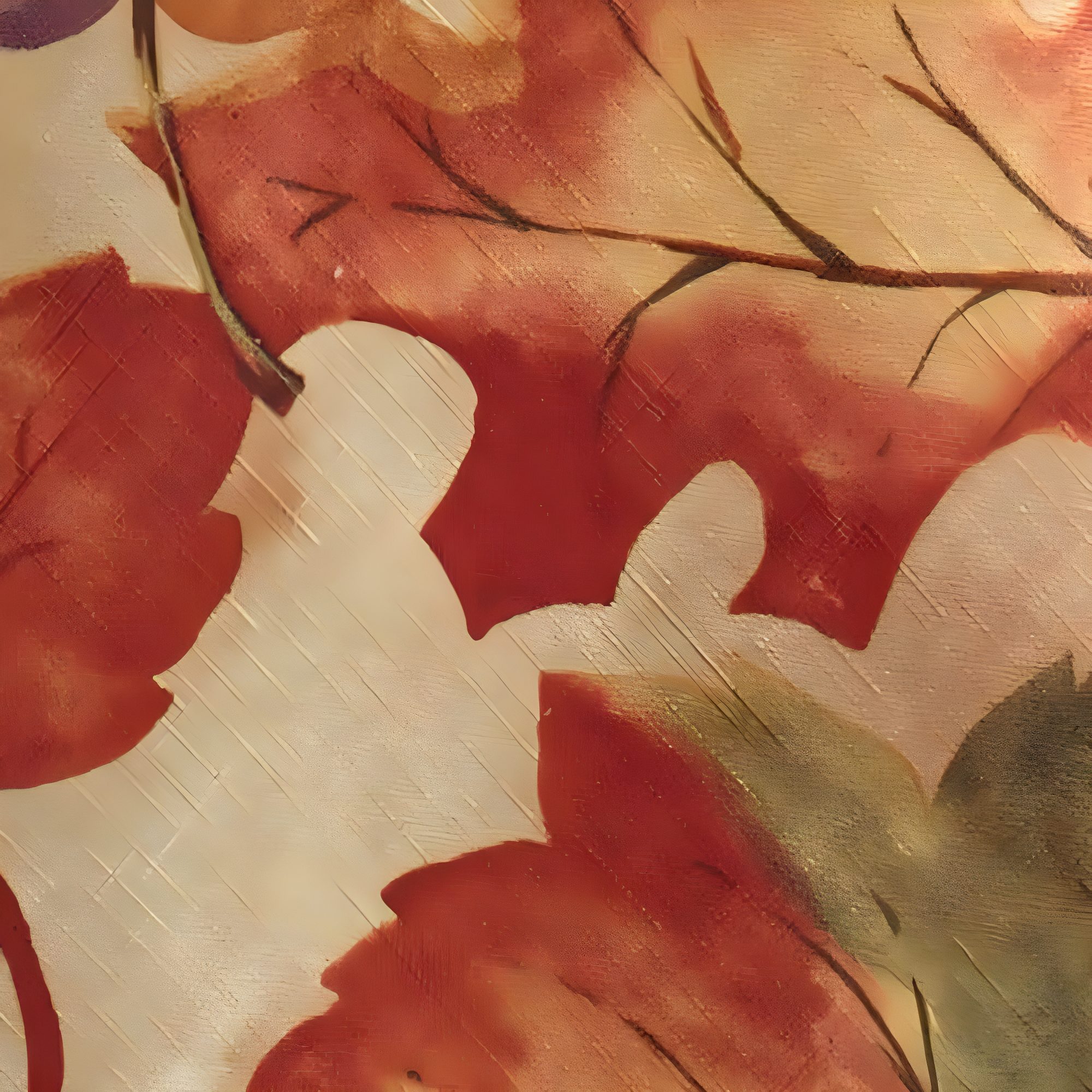Harvest Festival Fall Printed Tablecloth - 60" x 144" - Red/Orange - Elrene Home Fashions