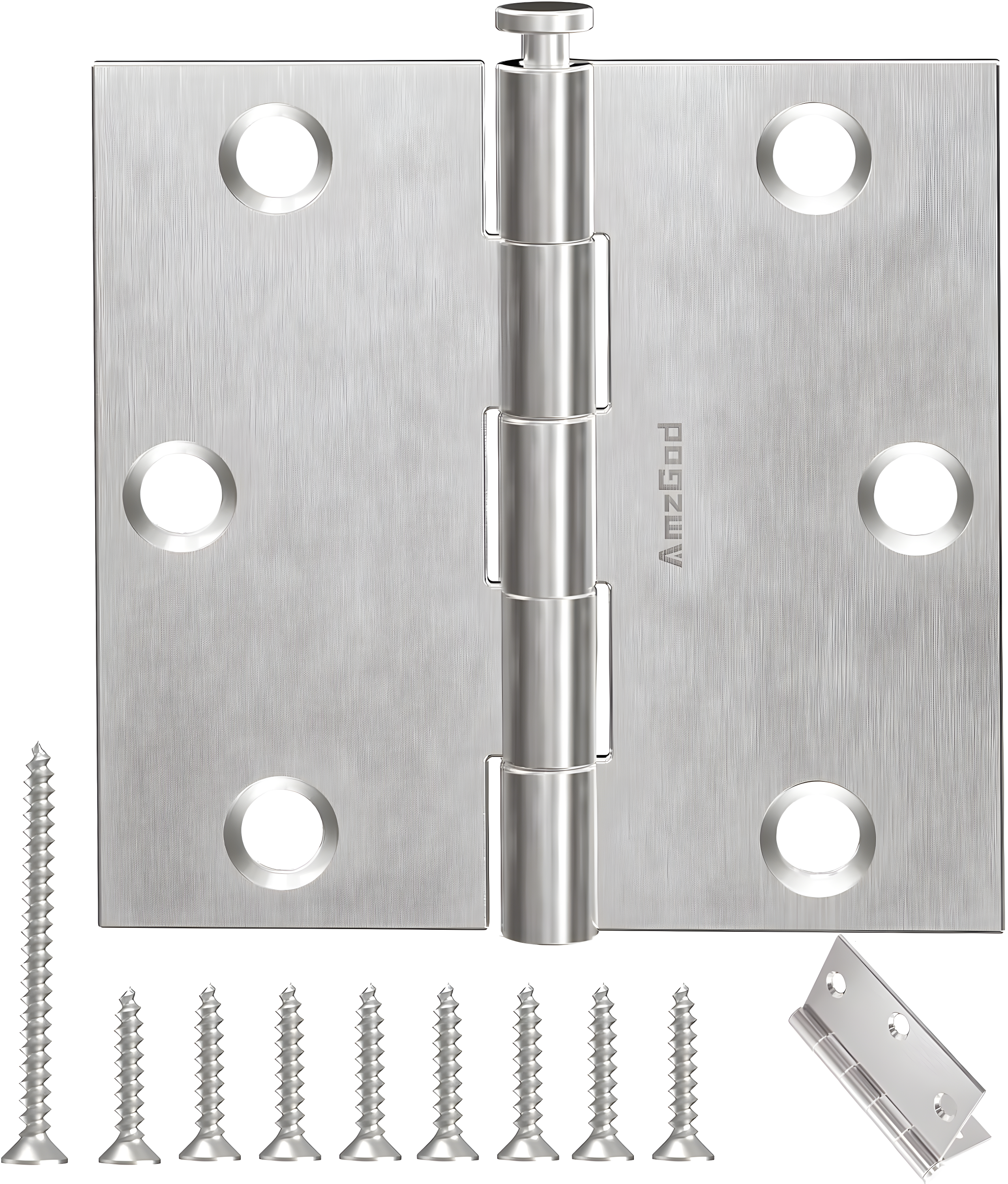 Design House 3.5" H x 3.5" W Butt Bearing Door Hinges (Set of 3)