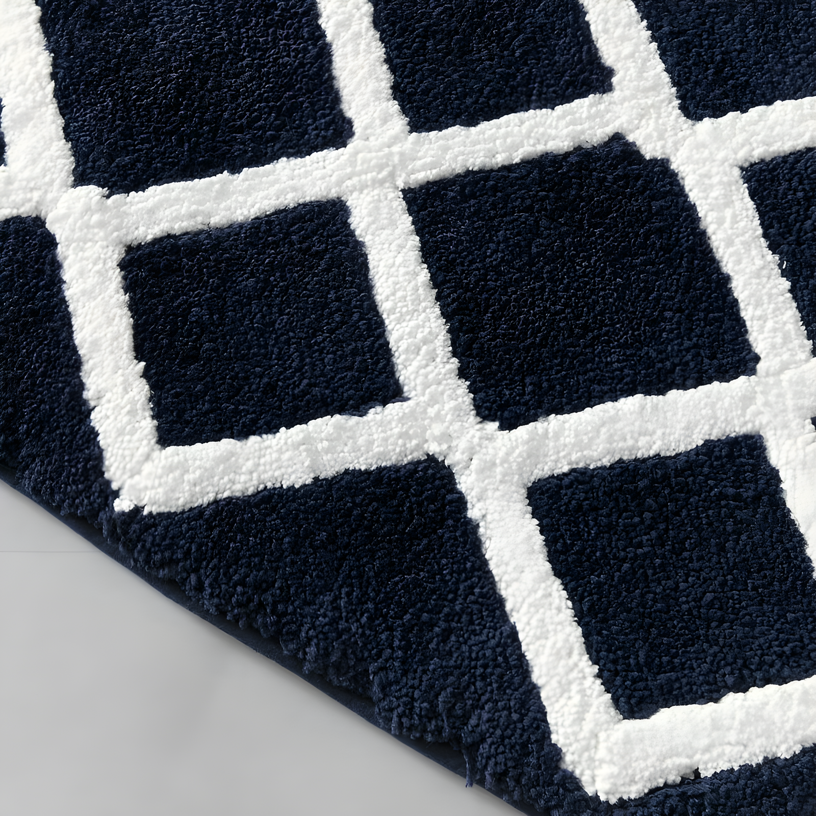 Bittman Reversible High Pile Tufted Bath Rug