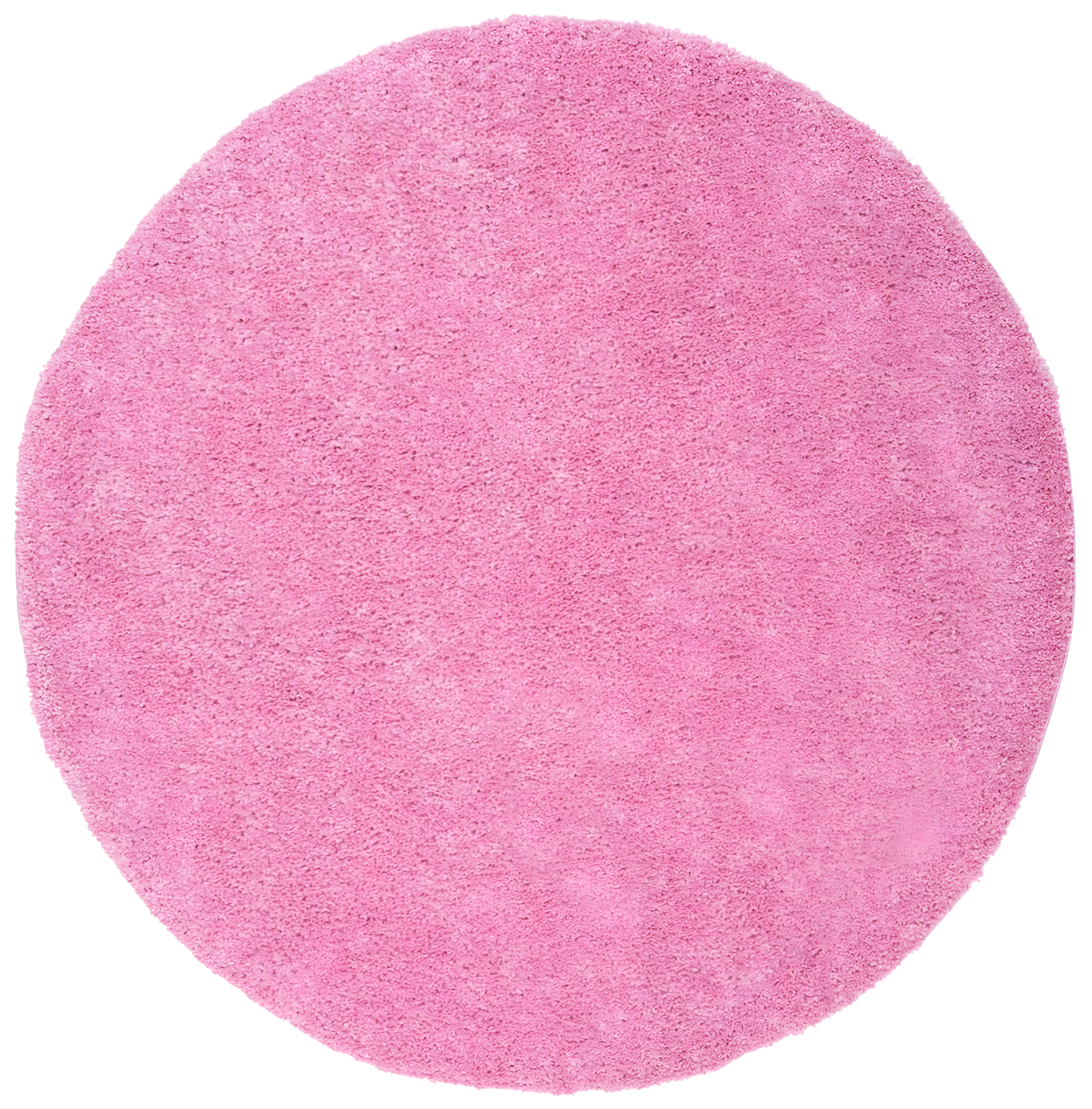 August Shag 900 AUG900 Power Loomed Indoor Area Rug - Pink - 5'3" Round - Safavieh