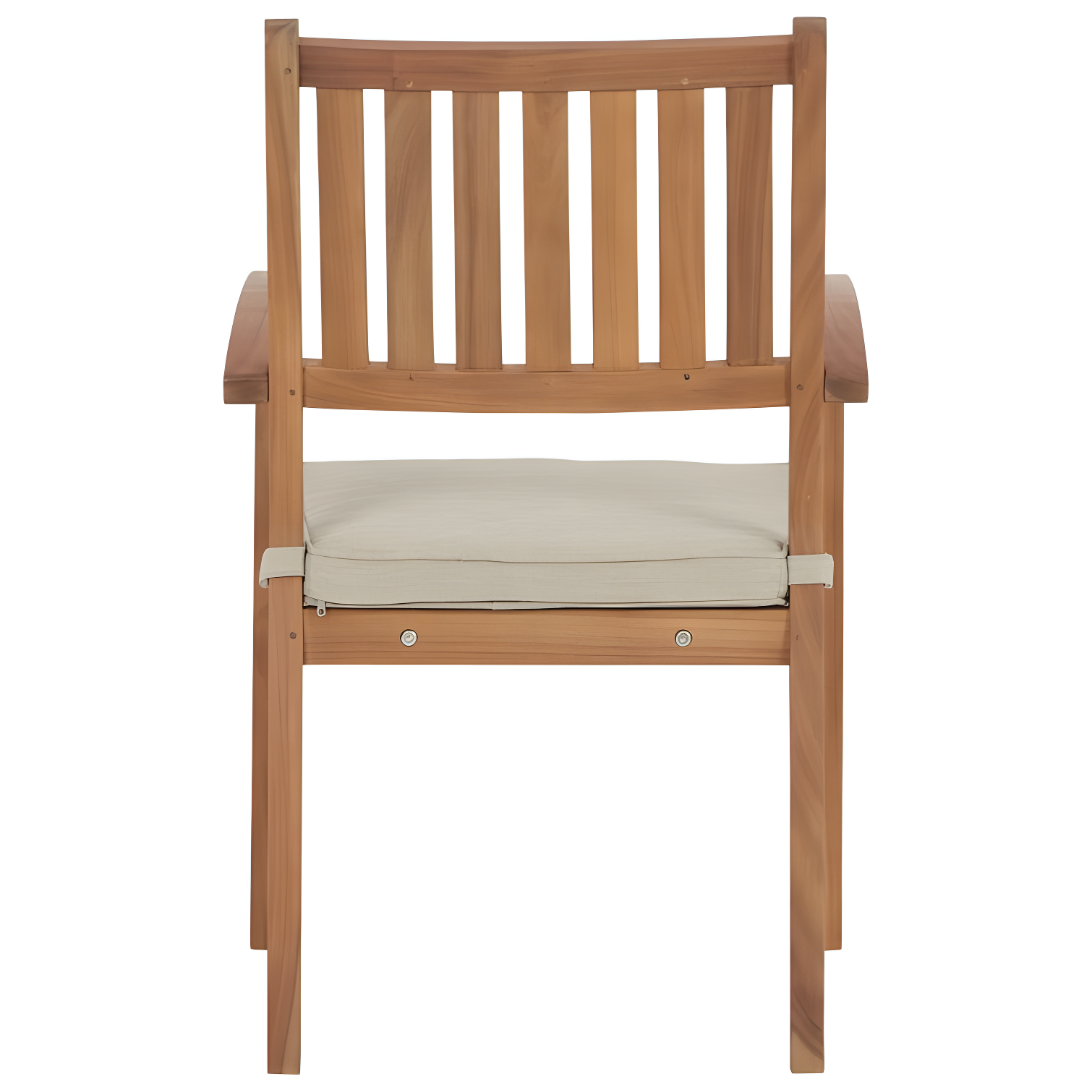 Gennine Outdoor Dining Armchair with Cushion (Set of 2)