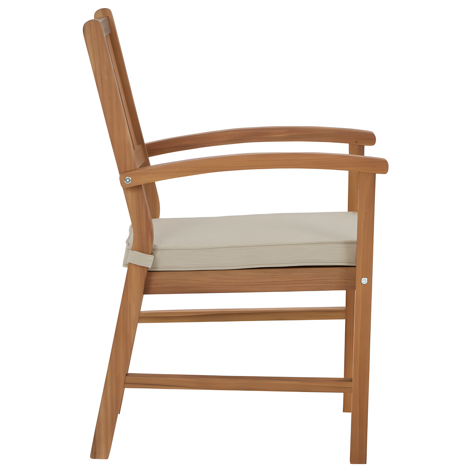 Gennine Outdoor Dining Armchair with Cushion (Set of 2)
