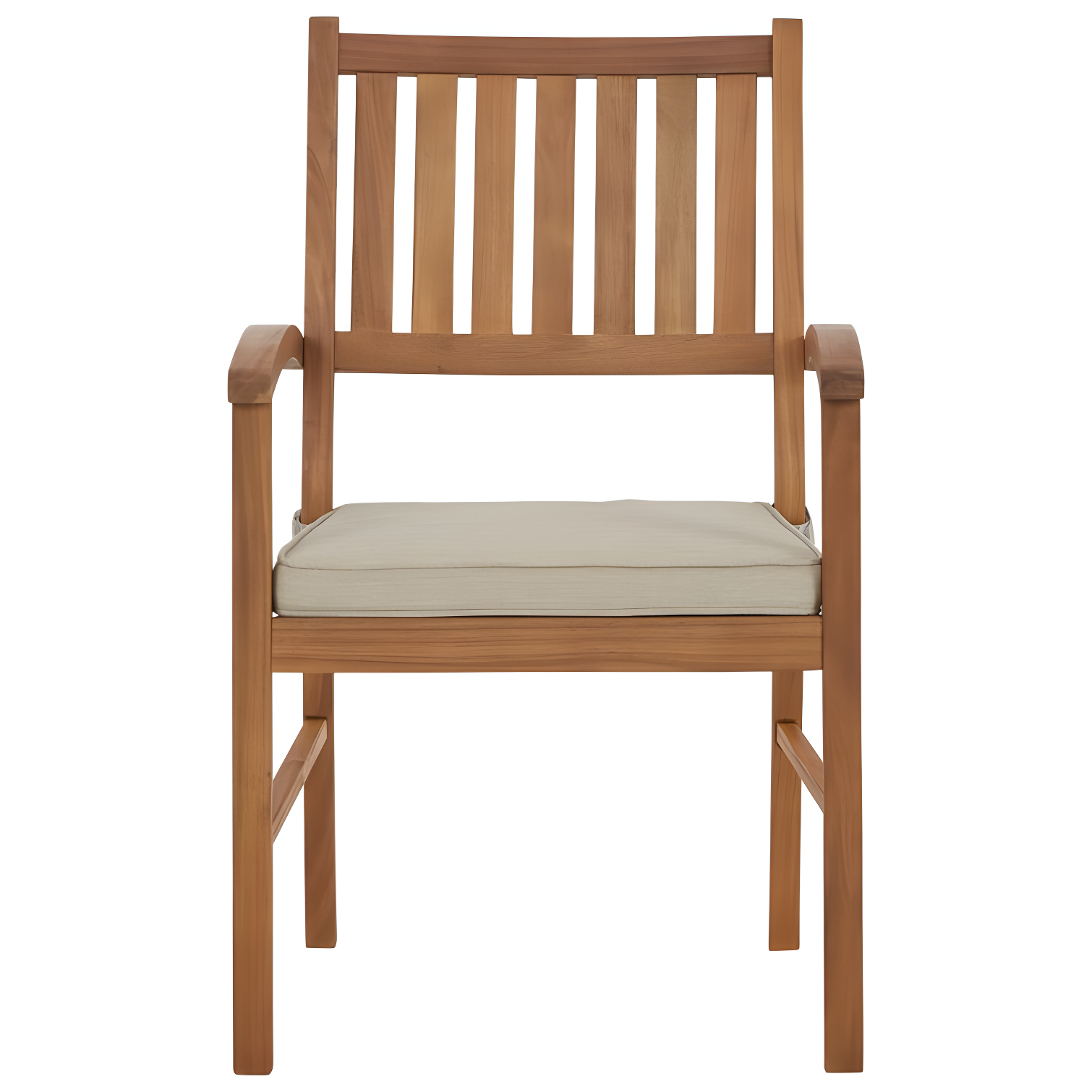 Gennine Outdoor Dining Armchair with Cushion (Set of 2)