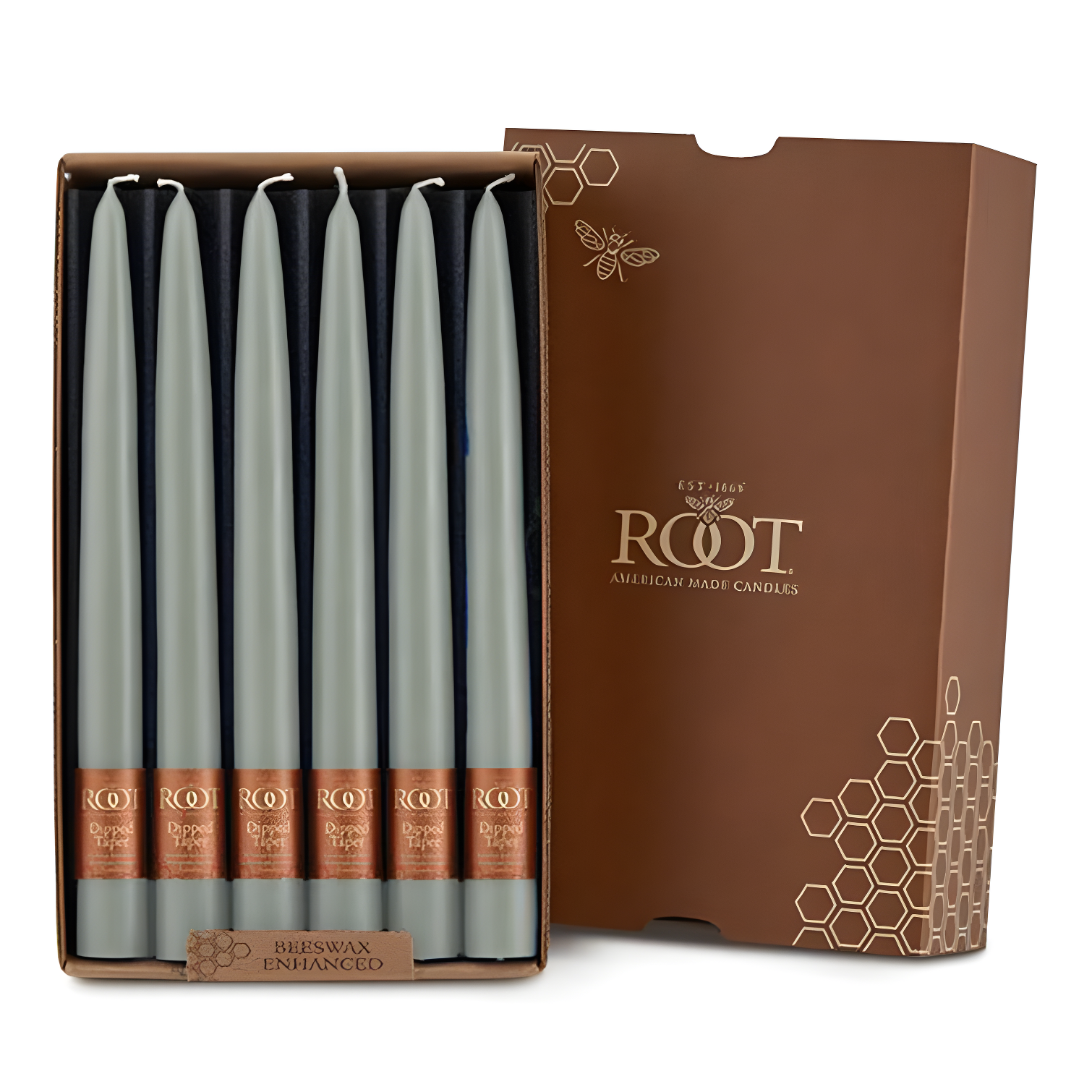 12 Piece Unscented Taper Candle Set