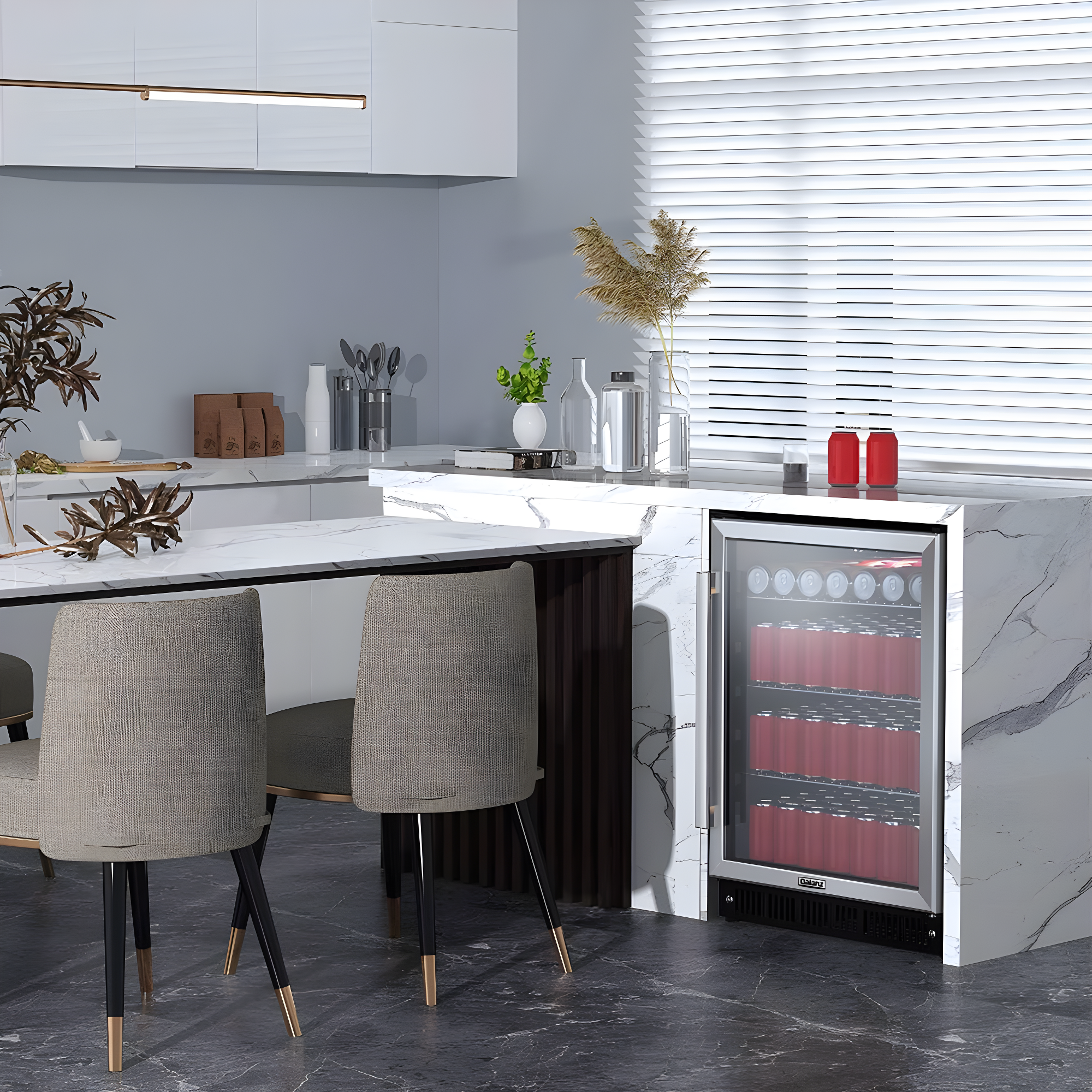 Galanz 167 Can 23" Undercounter Beverage Refrigerator